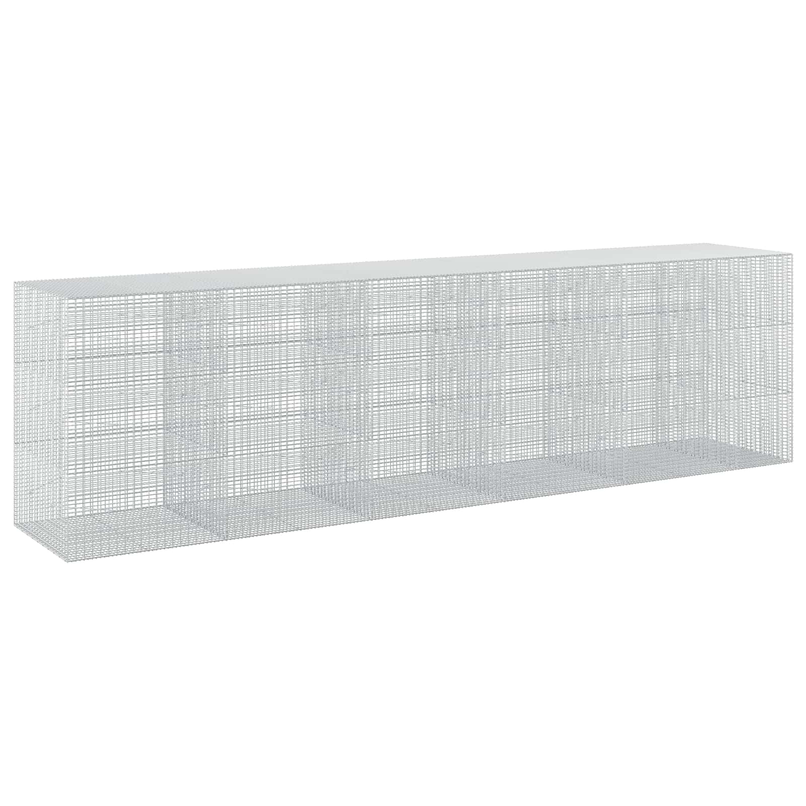 vidaXL Gabion s drátem 5 mm a síťkou 5x2,5 cm 550x100x150 cm
