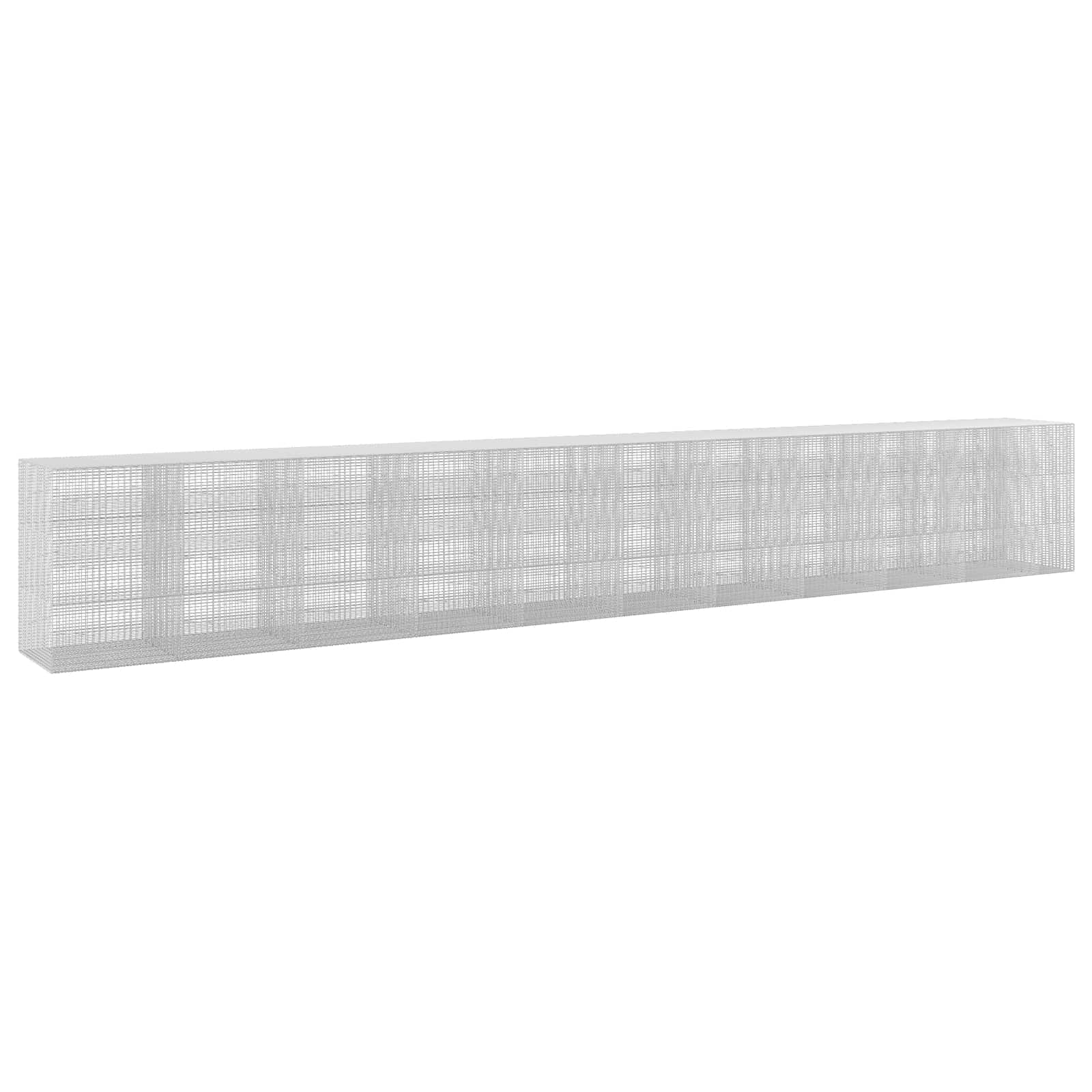 Γκαμπιόν με σύρμα 5 mm και πλέγμα 5x2,5 cm 1050x100x150 εκ - Image 2