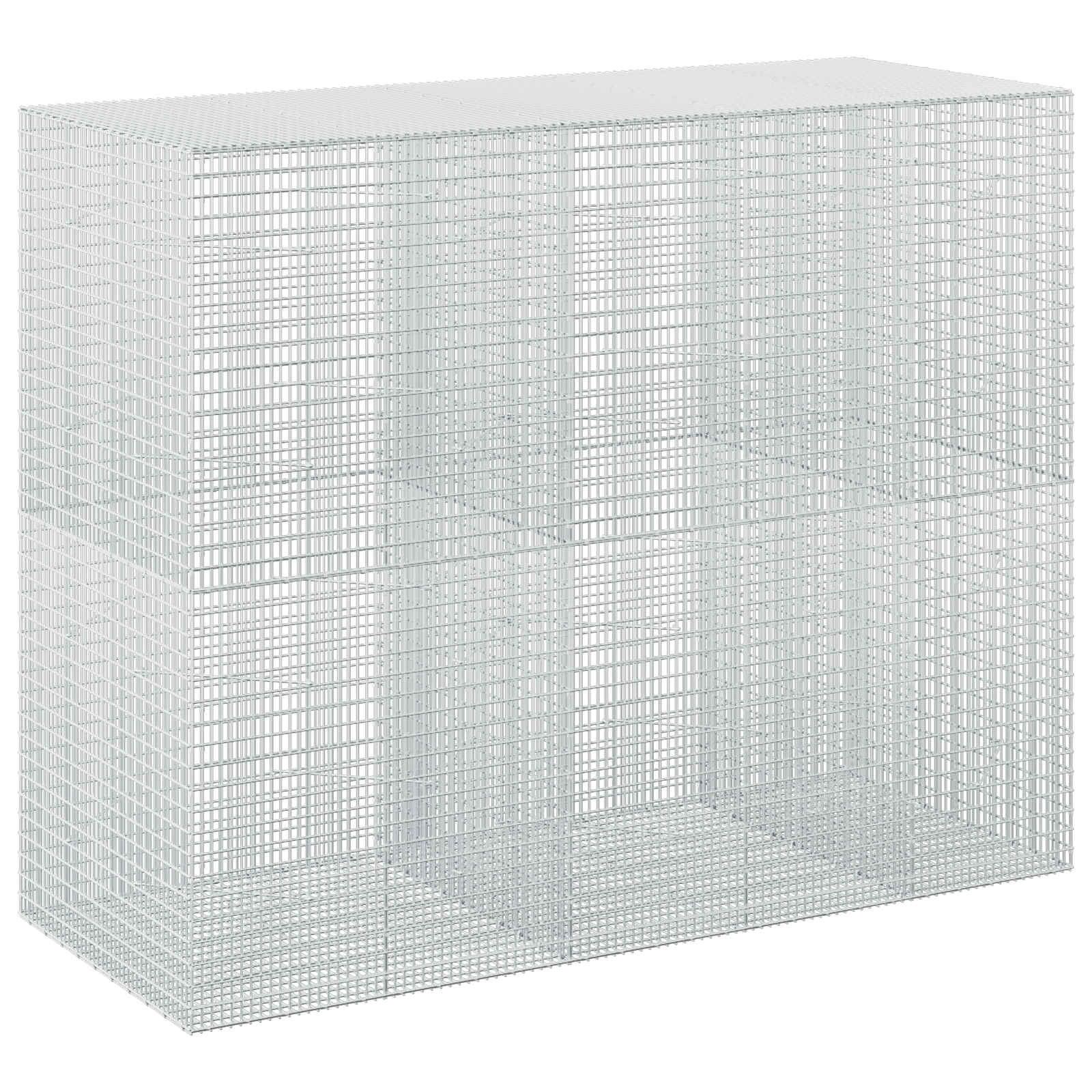 vidaXL Gabion s drátem 5 mm a síťkou 5x2,5 cm 250x100x200 cm