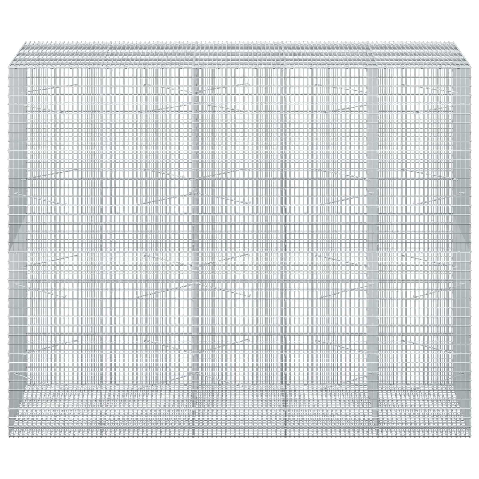 Gabion z žico 5 mm in mrežo 5x2,5 cm 250x100x200 cm