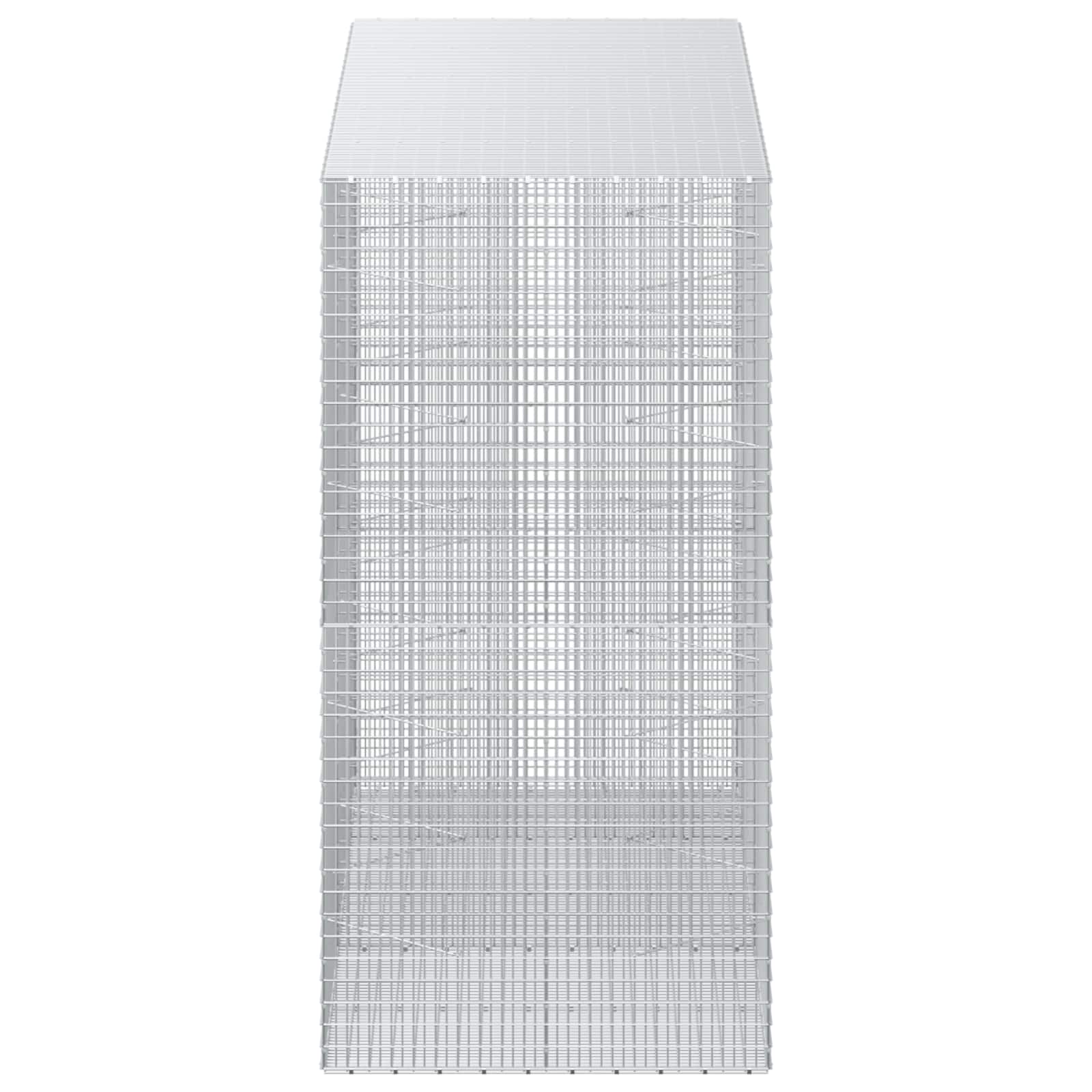 Gabion z žico 5 mm in mrežo 5x2,5 cm 250x100x200 cm