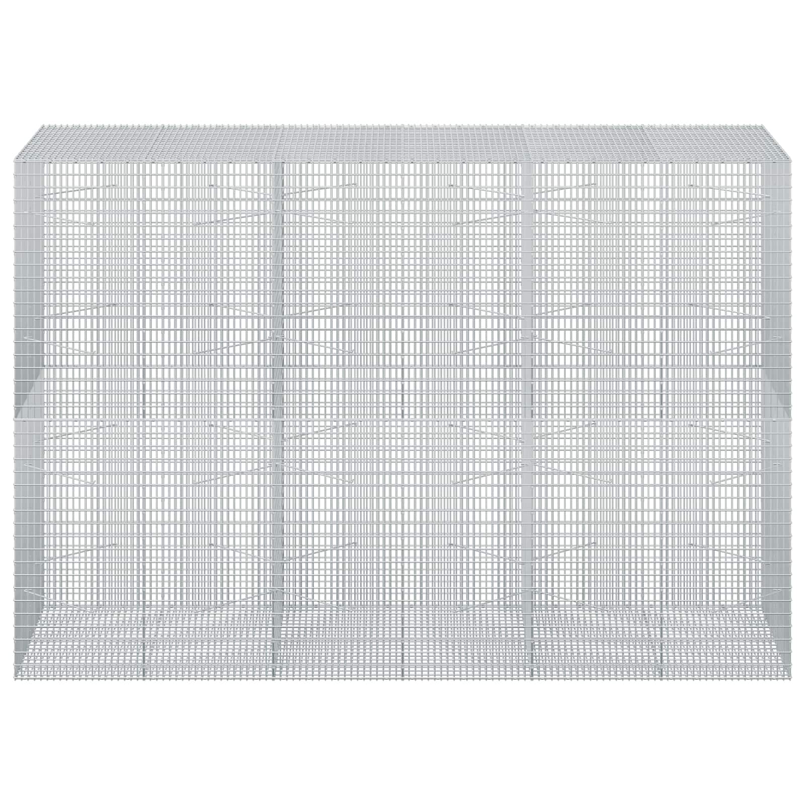 Gabion z žico 5 mm in mrežo 5x2,5 cm 300x100x200 cm