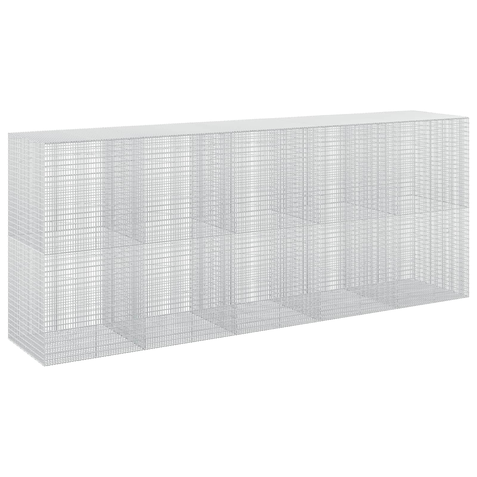 Gabion z žico 5 mm in mrežo 5x2,5 cm 500x100x200 cm
