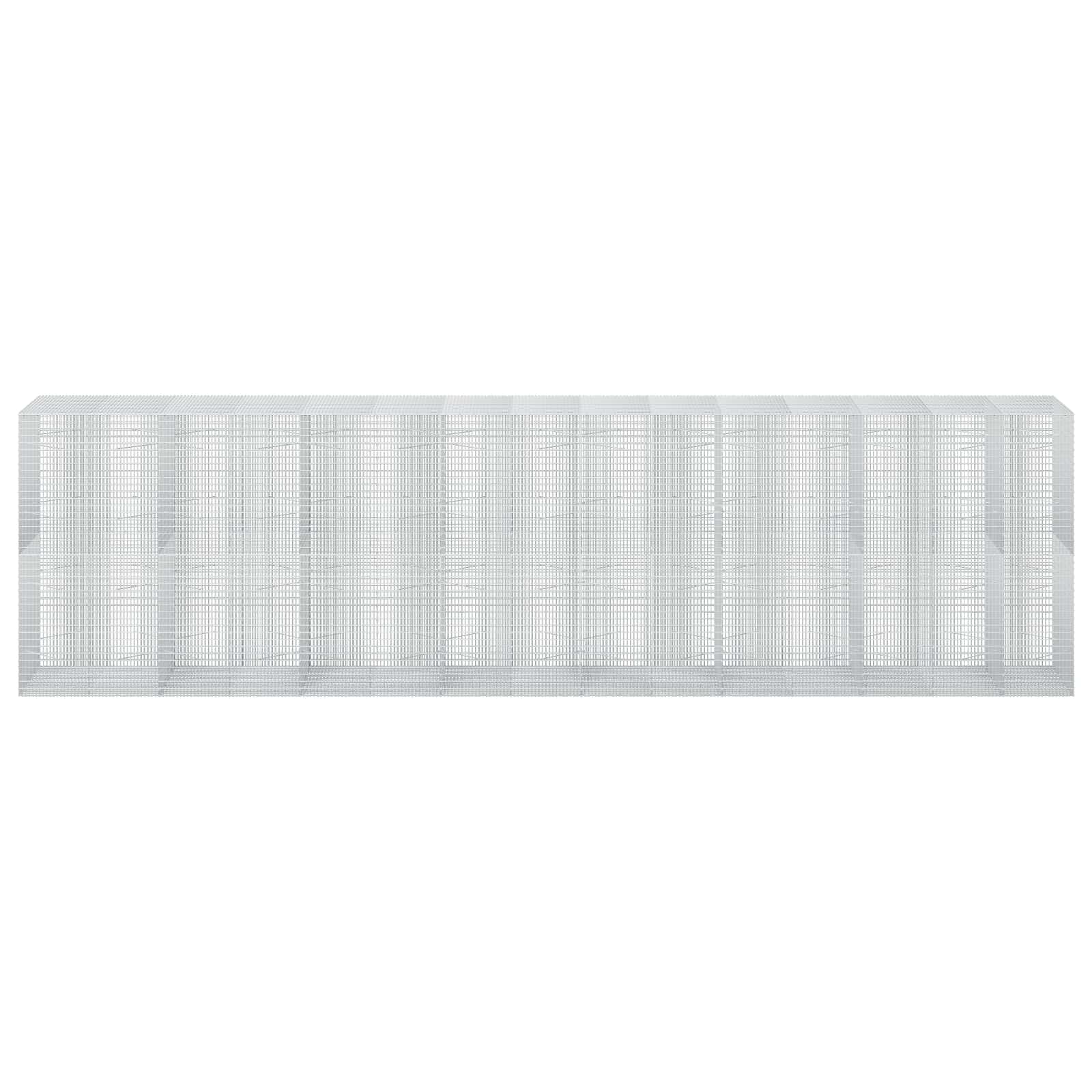 Gabion z žico 5 mm in mrežo 5x2,5 cm 750x100x200 cm