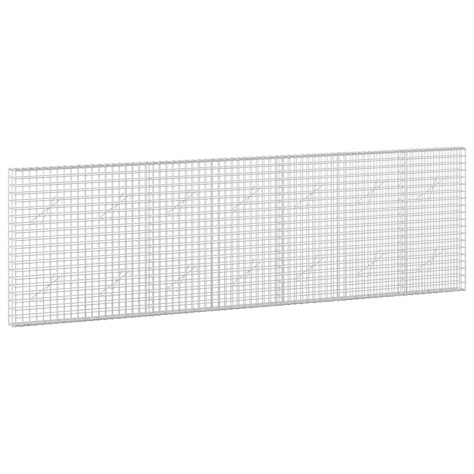 Gabion z žico 5 mm in mrežo 5x5 cm 350x10x100 cm