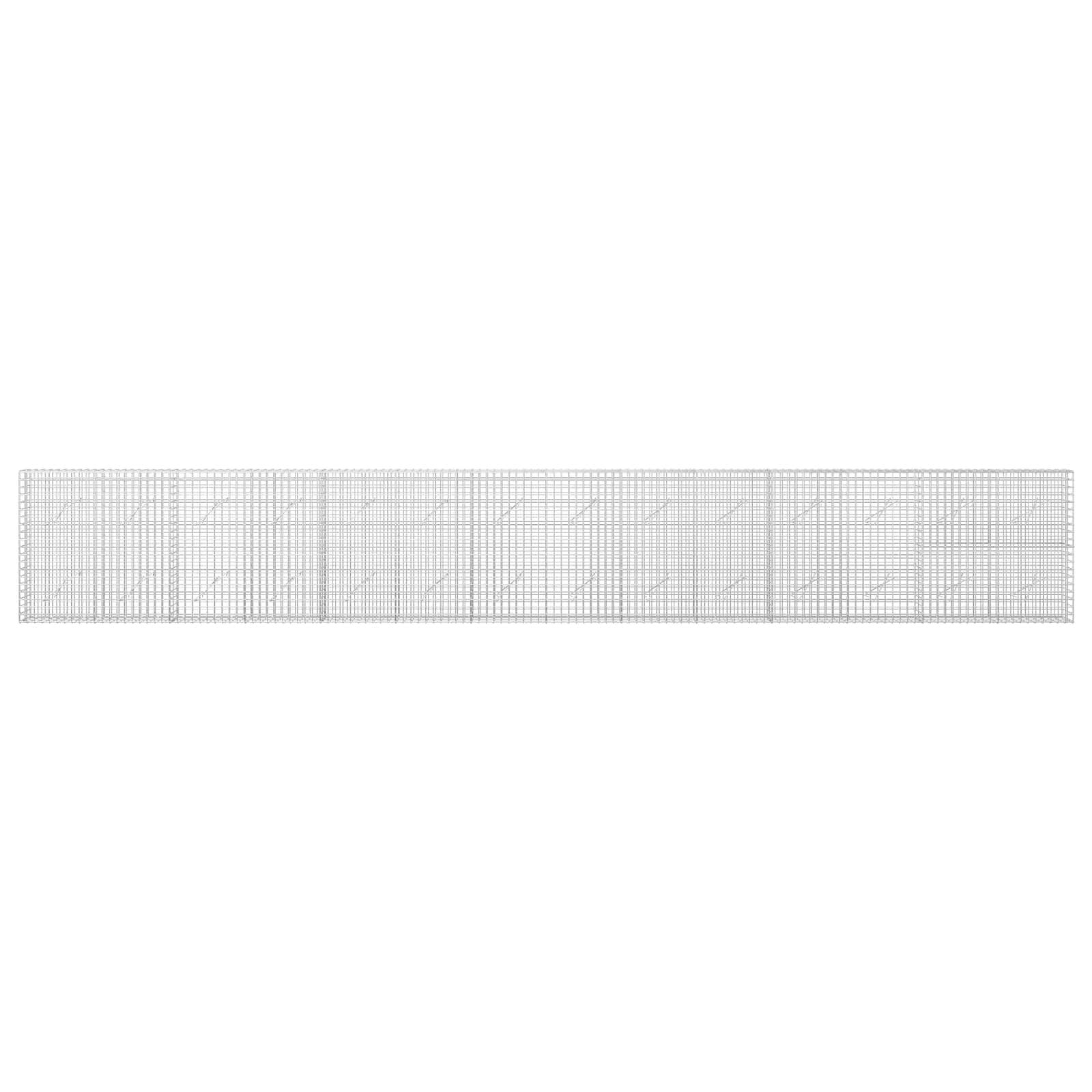 Gabion z žico 5 mm in mrežo 5x5 cm 700x10x100 cm