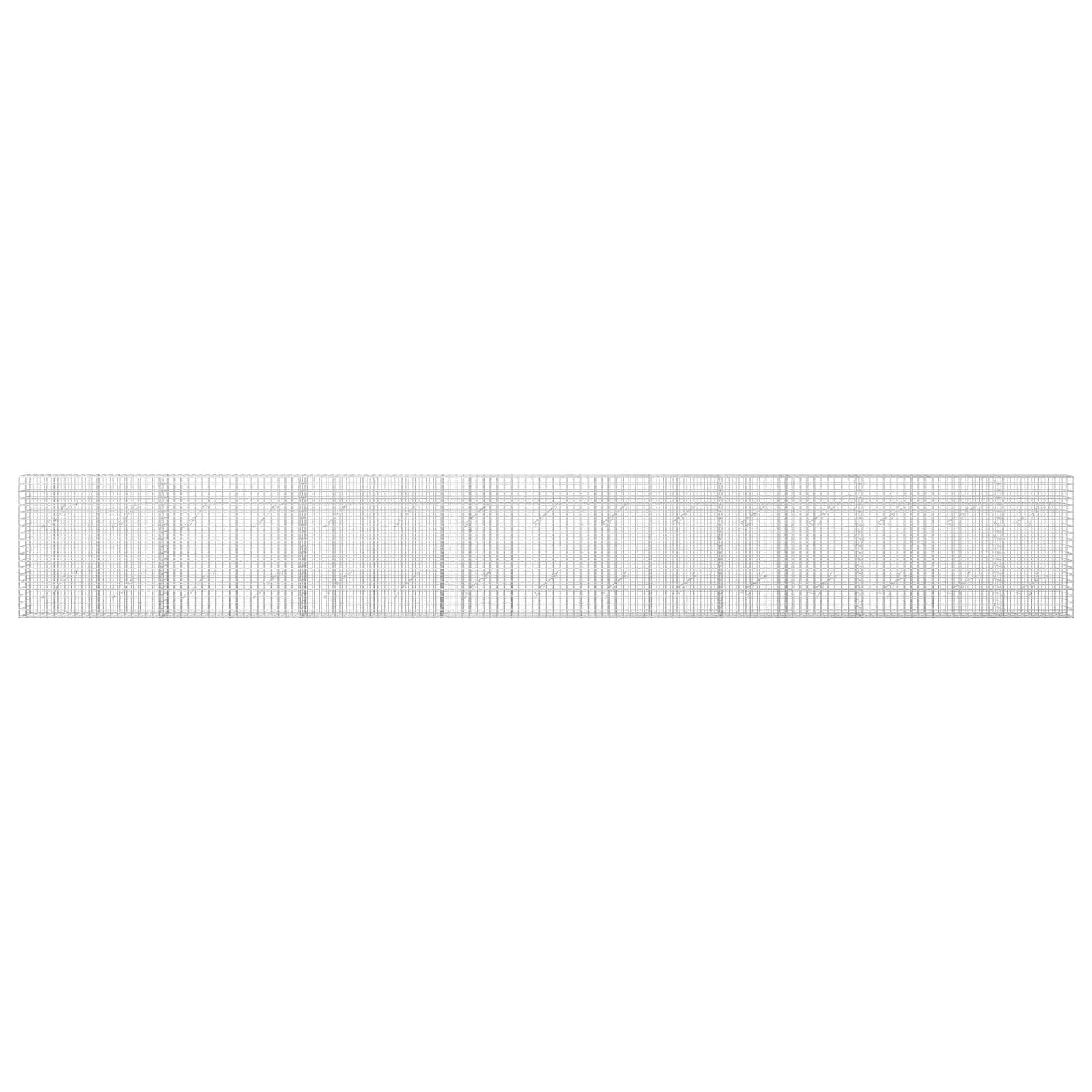 Gabion z žico 5 mm in mrežo 5x5 cm 750x10x100 cm