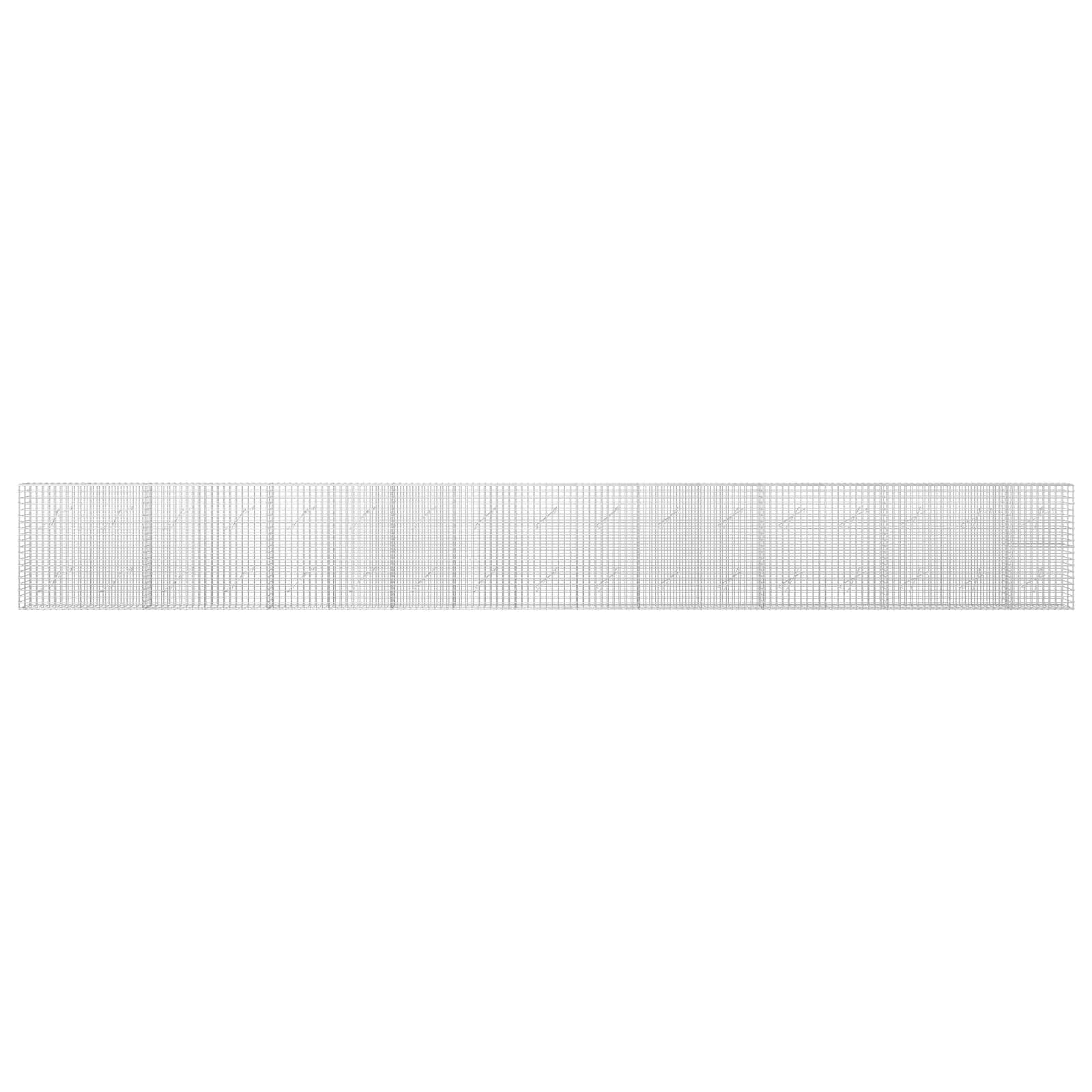 Gabion z žico 5 mm in mrežo 5x5 cm 850x10x100 cm