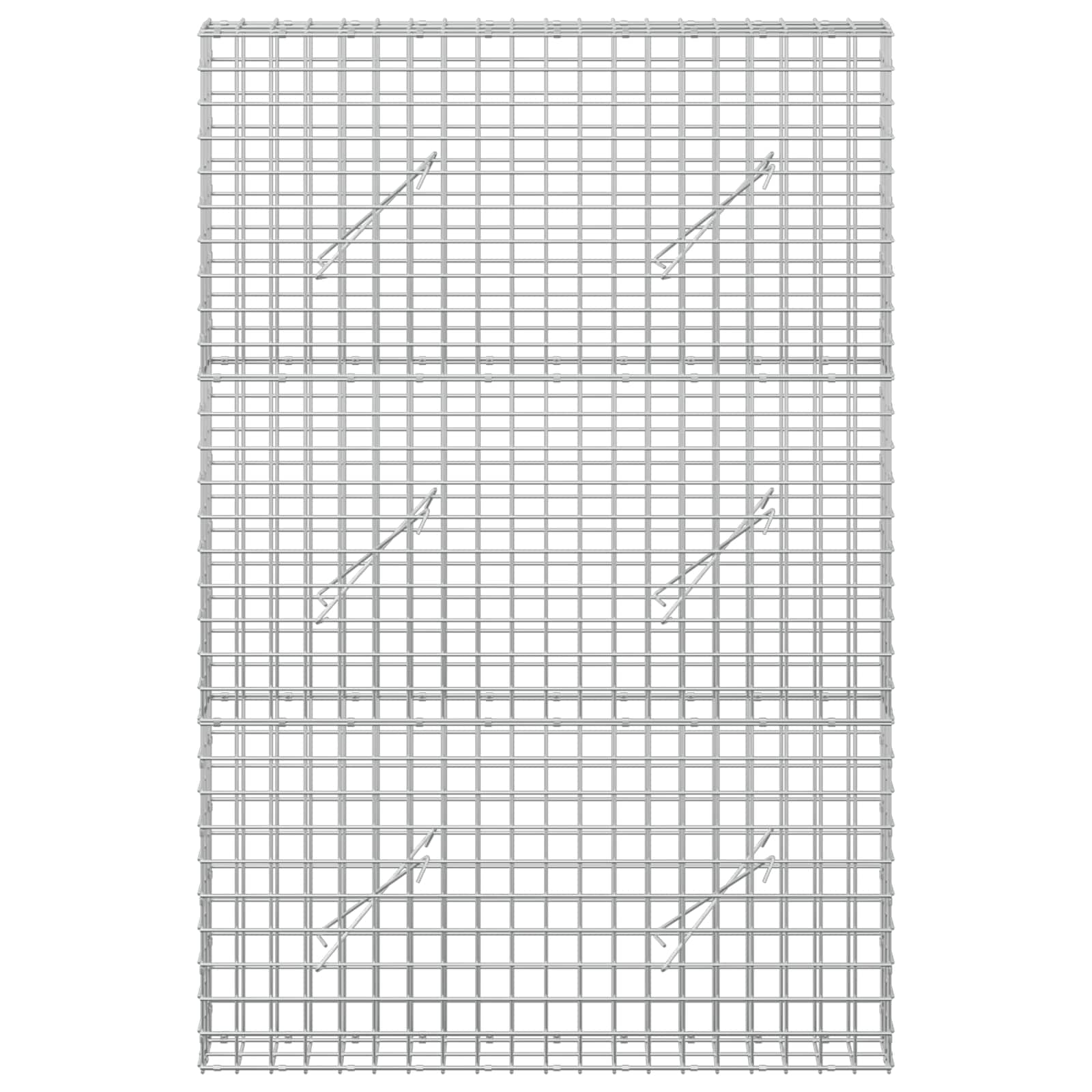 Gabion z žico 5 mm in mrežo 5x5 cm 100x10x150 cm