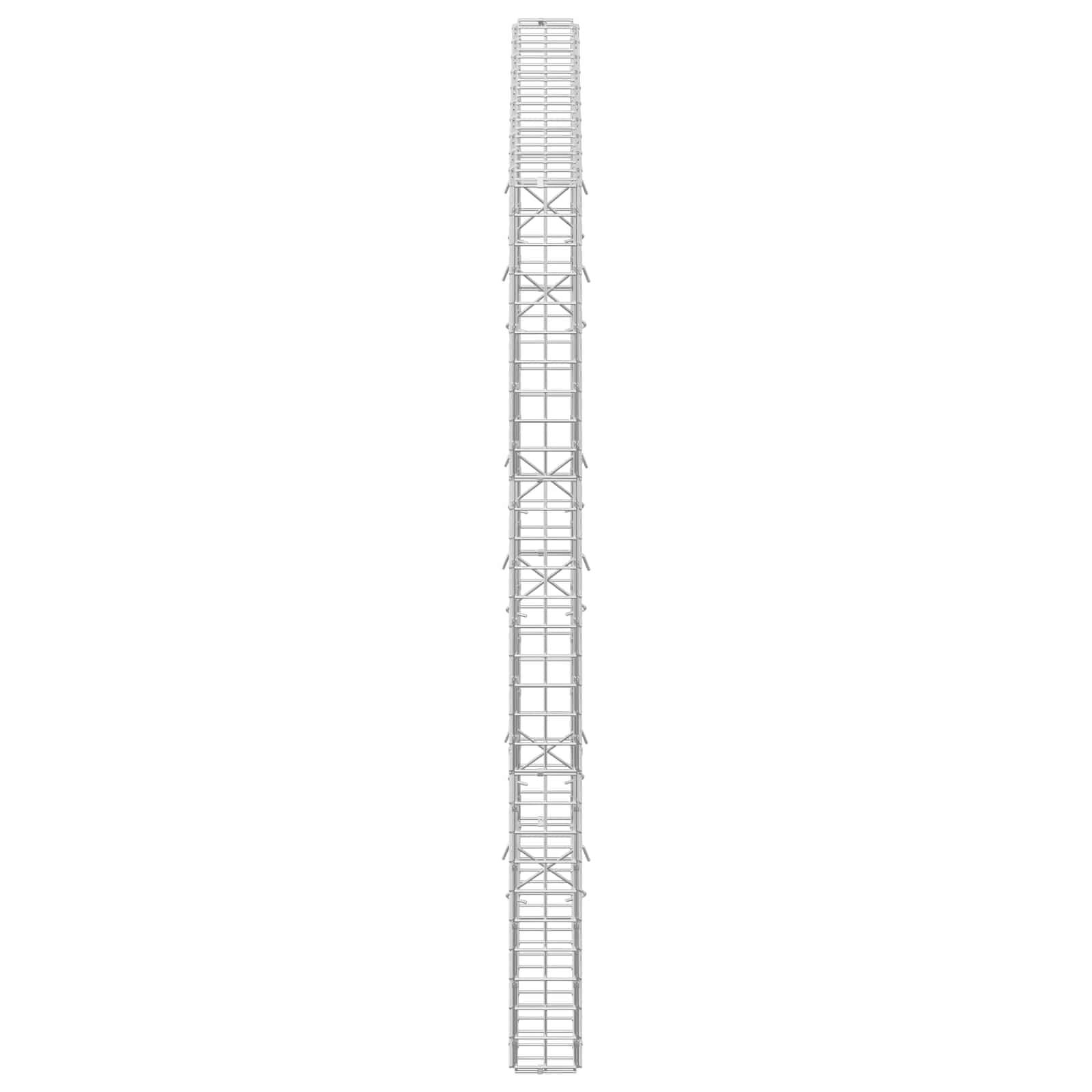 Gabion z žico 5 mm in mrežo 5x5 cm 100x10x150 cm