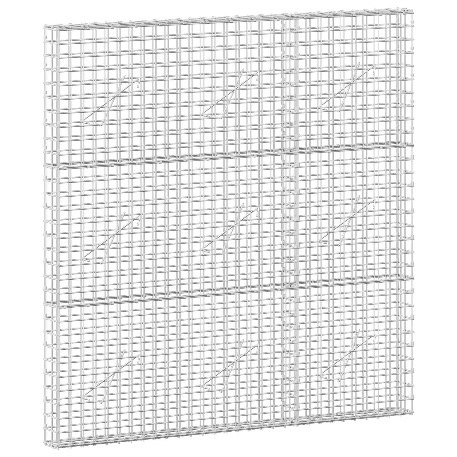 Gabion z žico 5 mm in mrežo 5x5 cm 150x10x150 cm