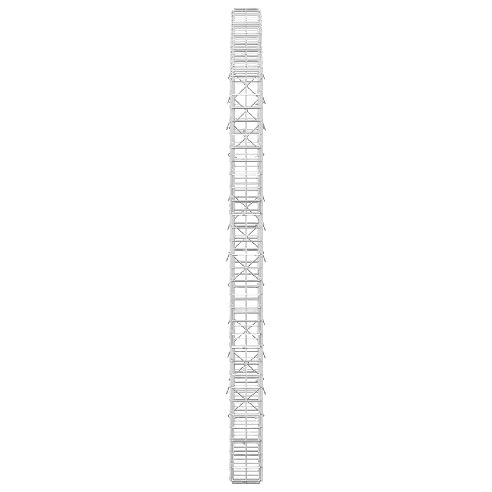 Gabion z žico 5 mm in mrežo 5x5 cm 150x10x150 cm
