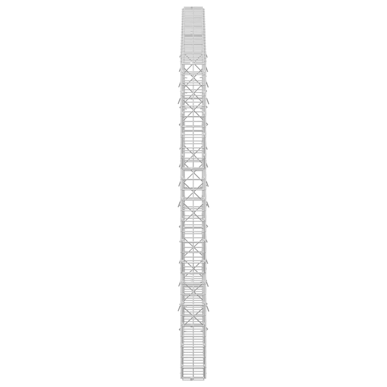 Gabion z žico 5 mm in mrežo 5x5 cm 200x10x150 cm