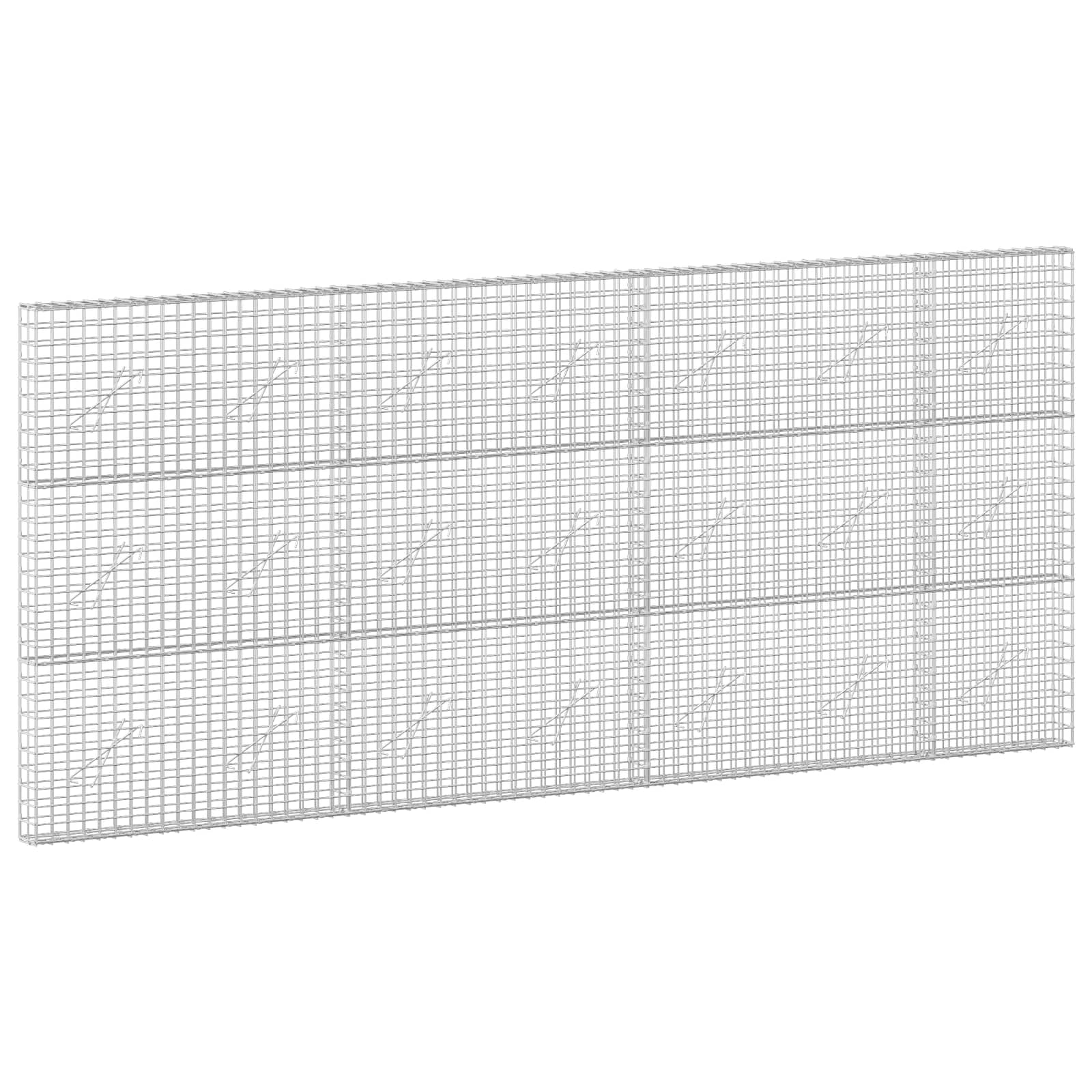 Gabion z žico 5 mm in mrežo 5x5 cm 350x10x150 cm