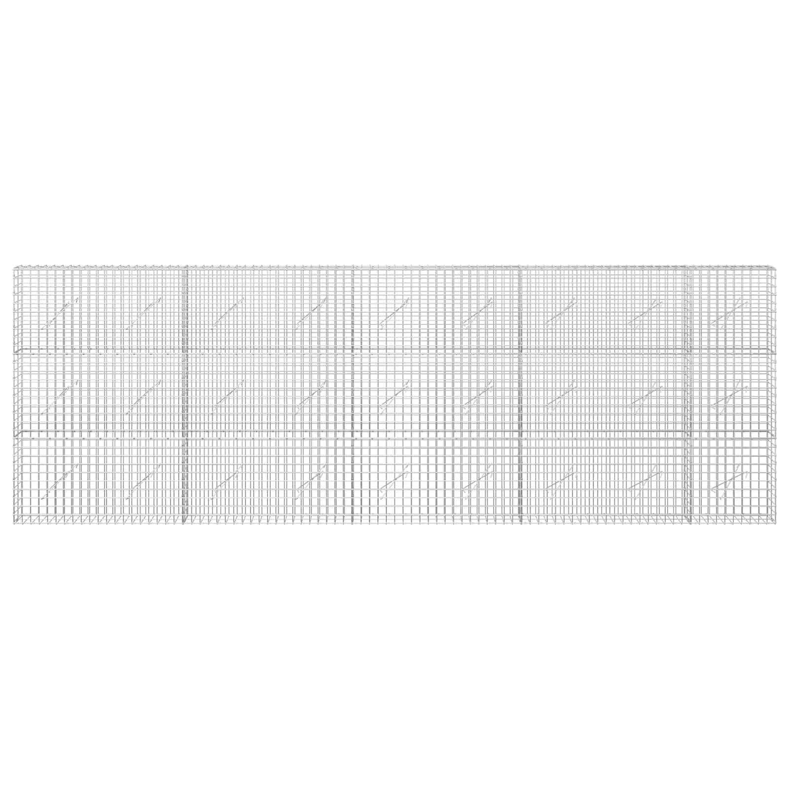 Gabion z žico 5 mm in mrežo 5x5 cm 450x10x150 cm