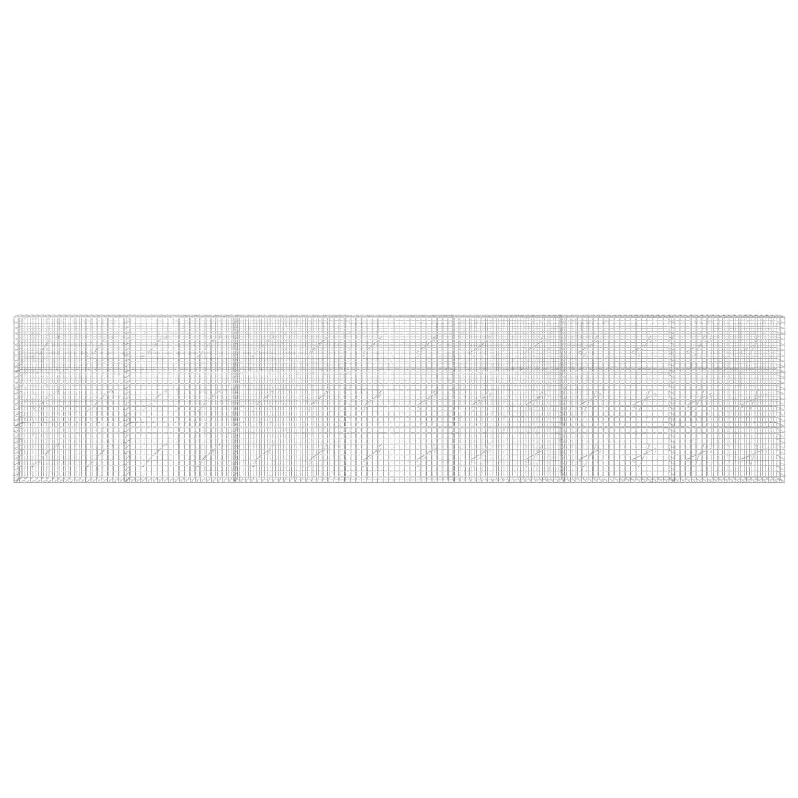 Gabion z žico 5 mm in mrežo 5x5 cm 700x10x150 cm