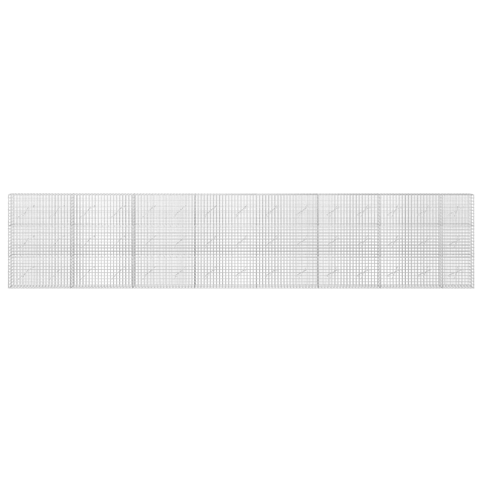 Gabion z žico 5 mm in mrežo 5x5 cm 750x10x150 cm