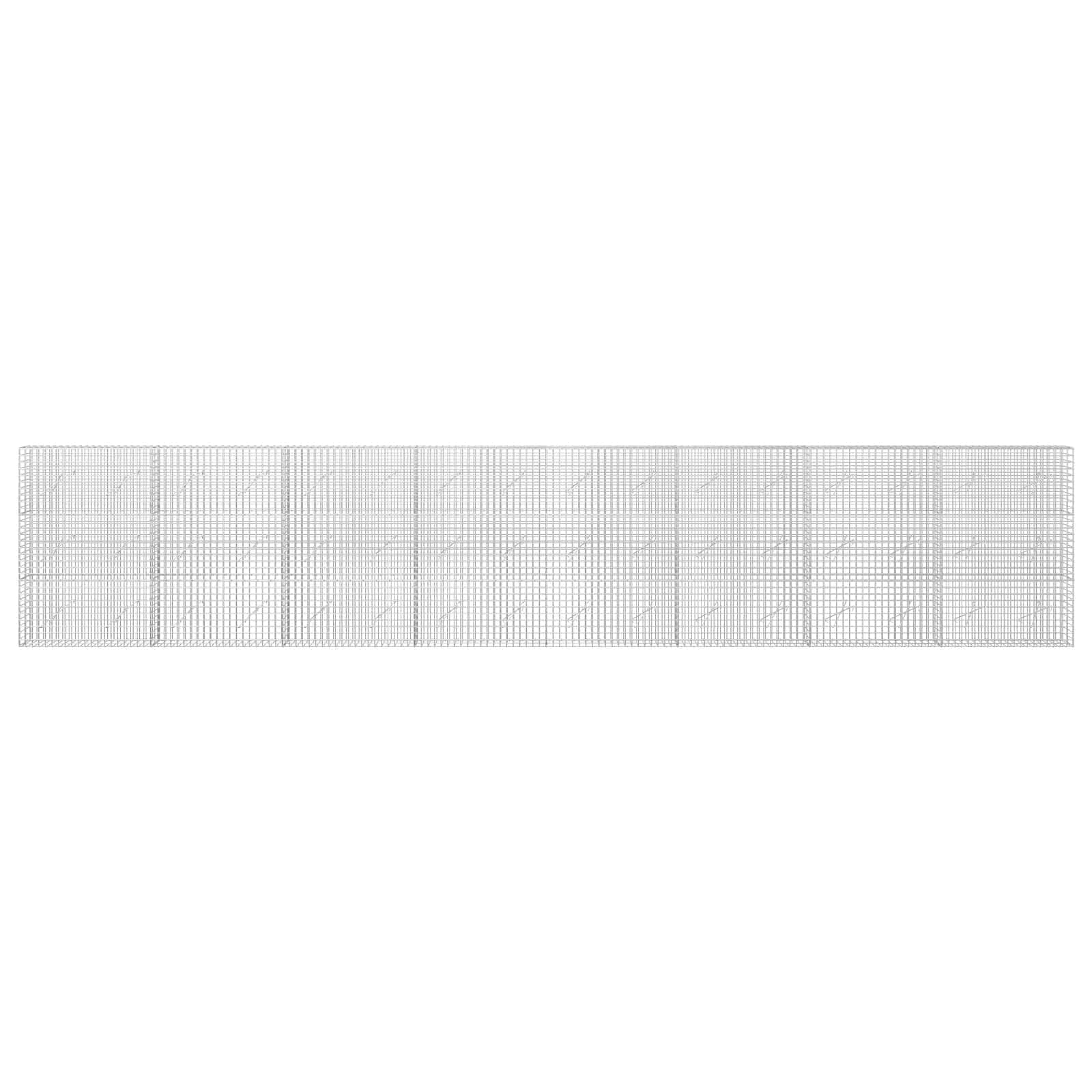 Gabion z žico 5 mm in mrežo 5x5 cm 800x10x150 cm