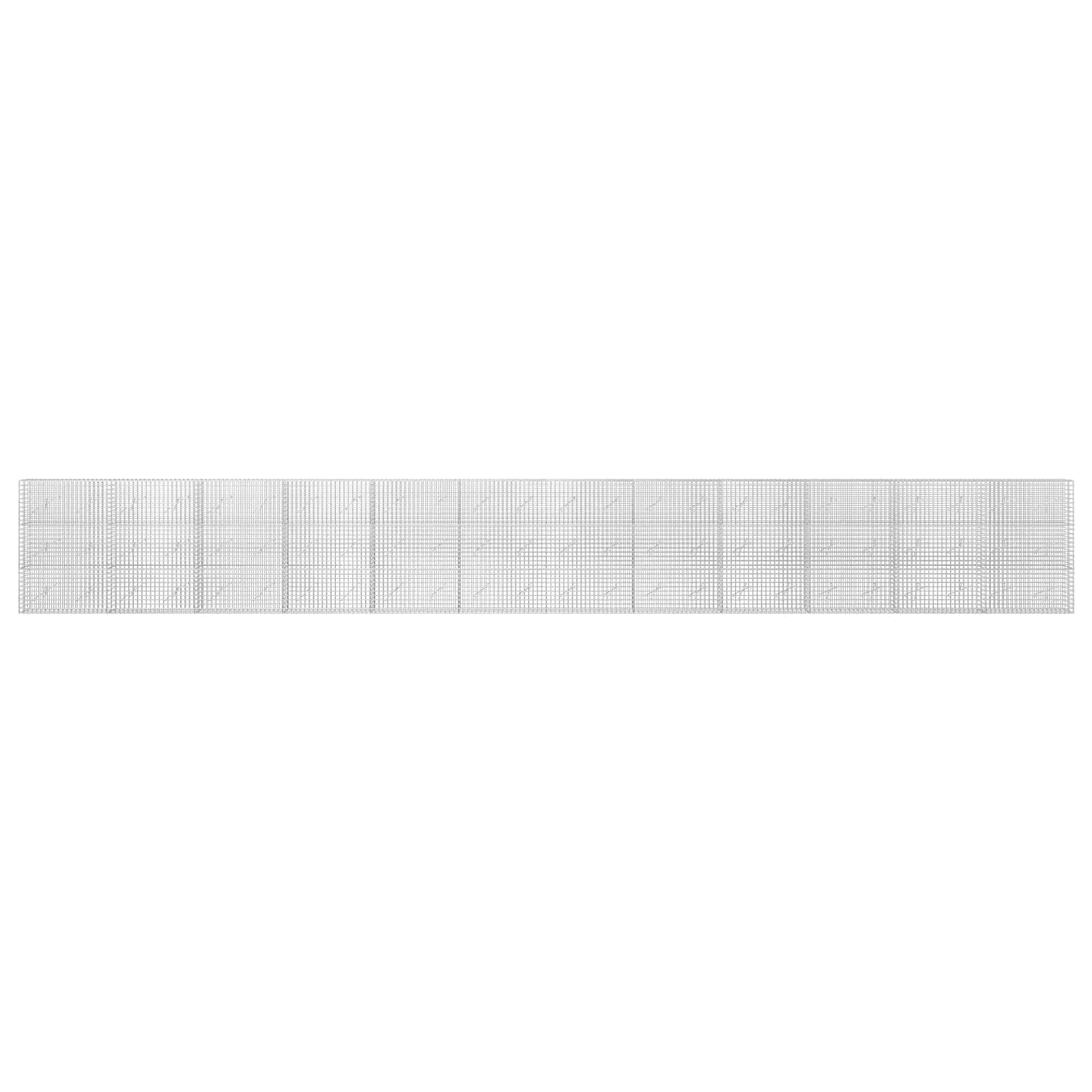 Gabion z žico 5 mm in mrežo 5x5 cm 1200x10x150 cm