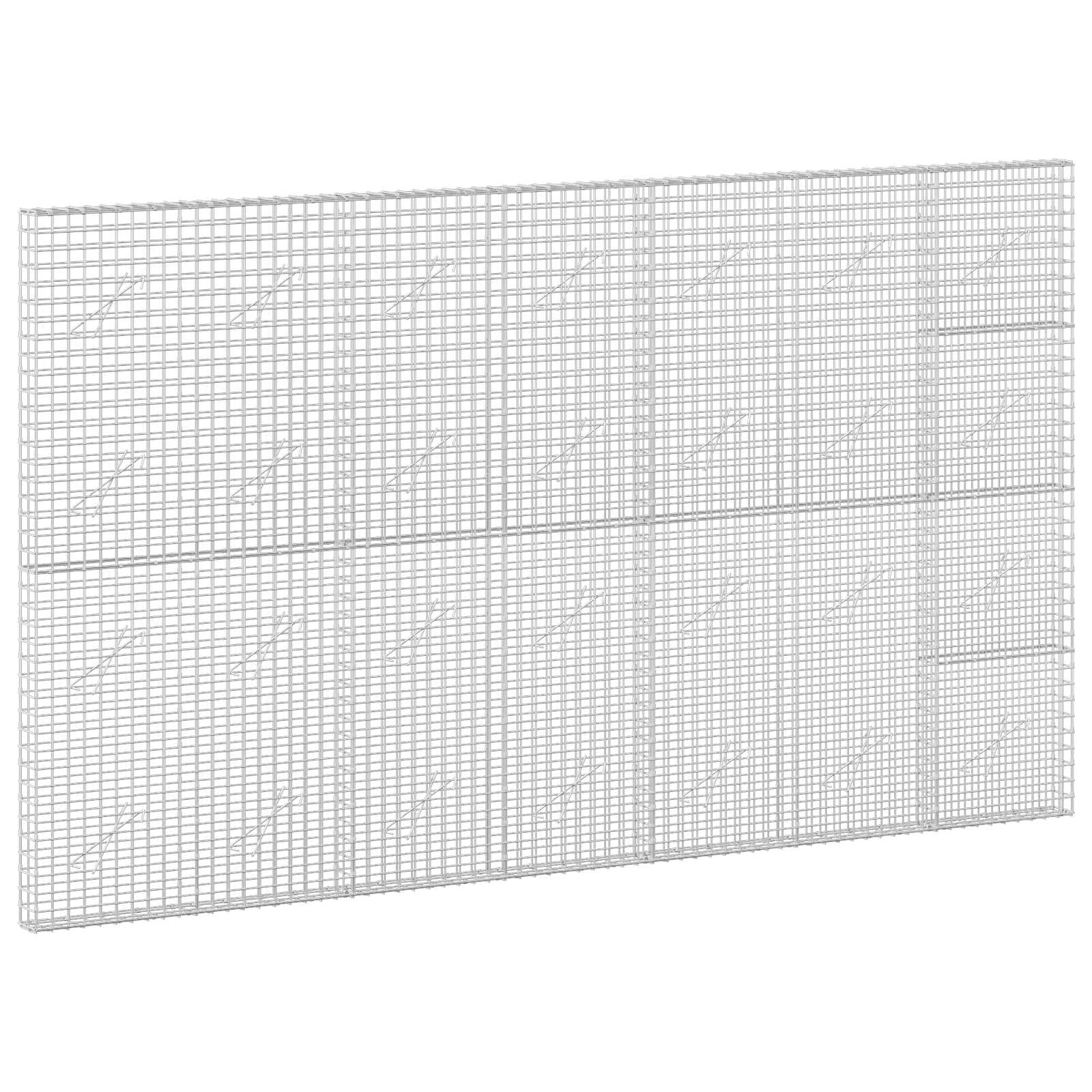 Gabion z žico 5 mm in mrežo 5x5 cm 350x10x200 cm