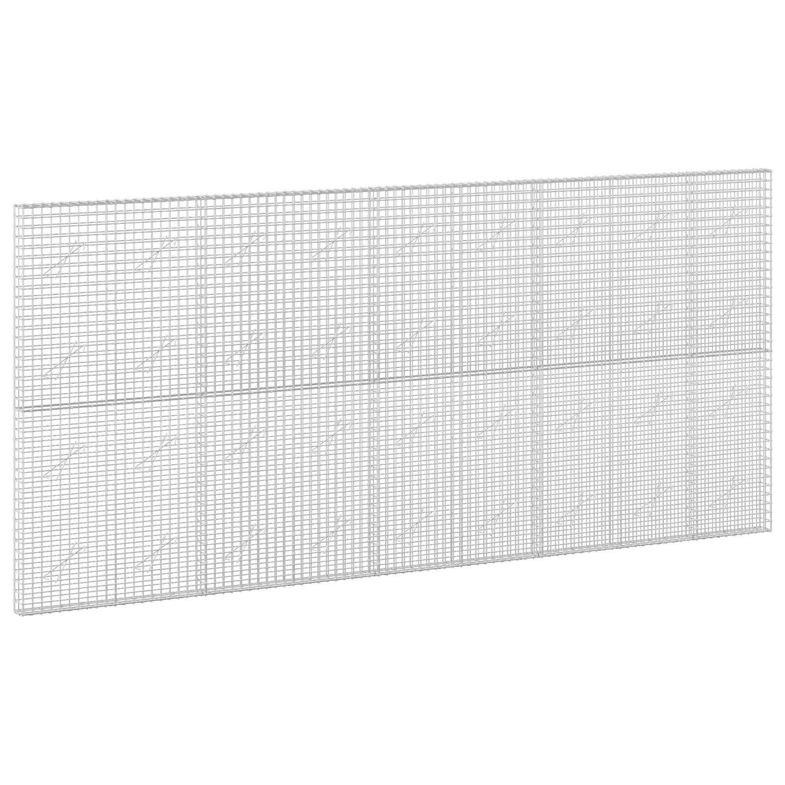 Gabion z žico 5 mm in mrežo 5x5 cm 450x10x200 cm