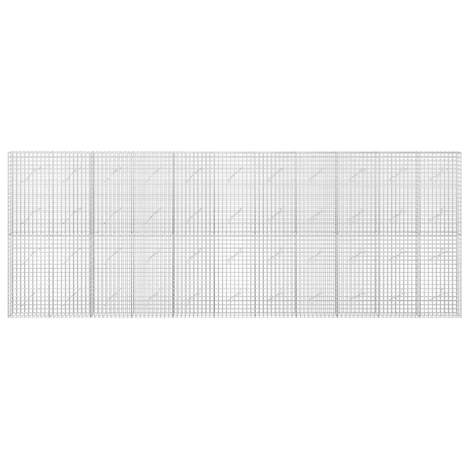 Gabion z žico 5 mm in mrežo 5x5 cm 550x10x200 cm