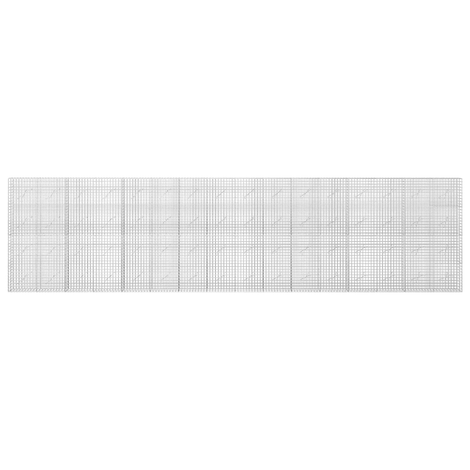 Gabion z žico 5 mm in mrežo 5x5 cm 800x10x200 cm