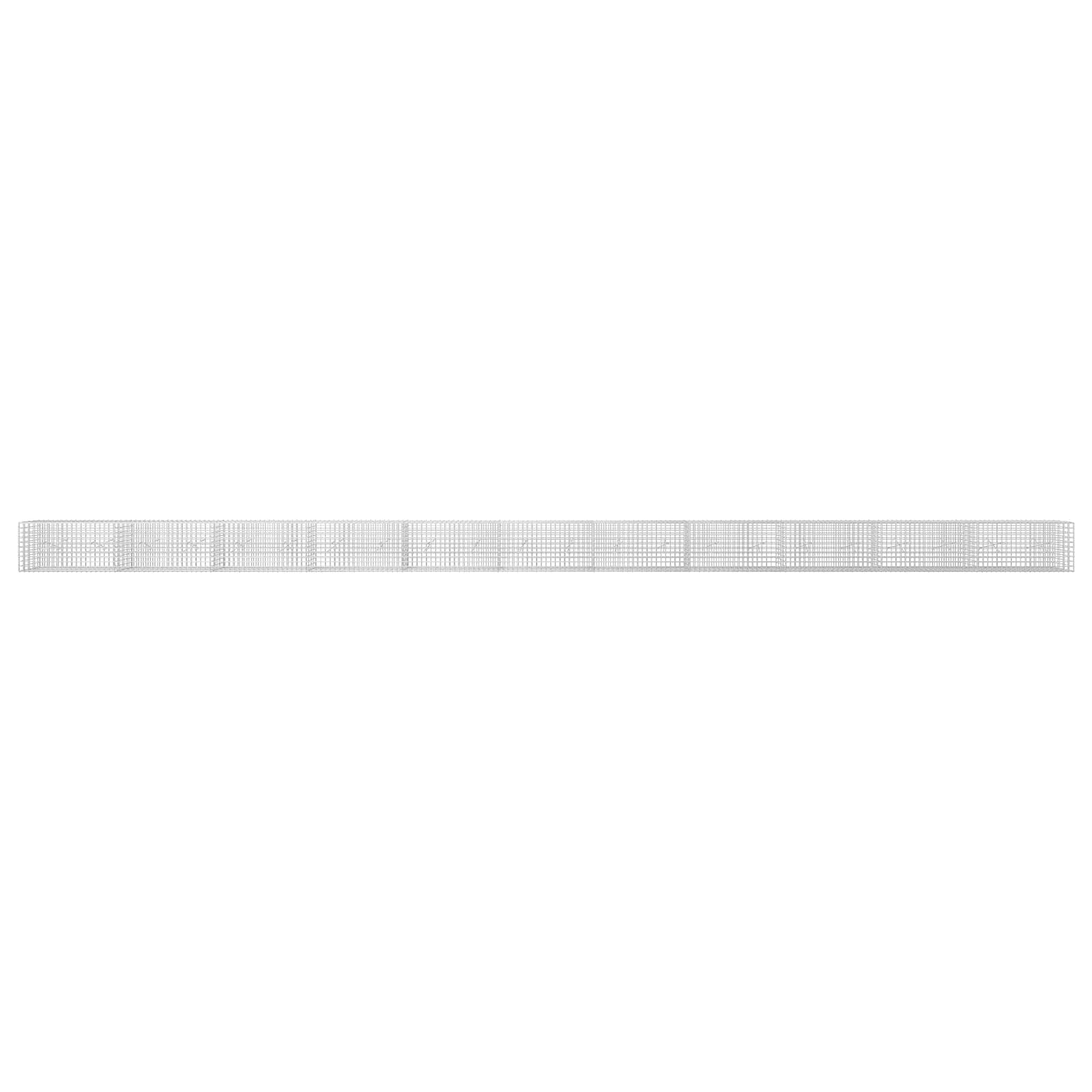 Gabion z žico 5 mm in mrežo 5x5 cm 1100x20x50 cm