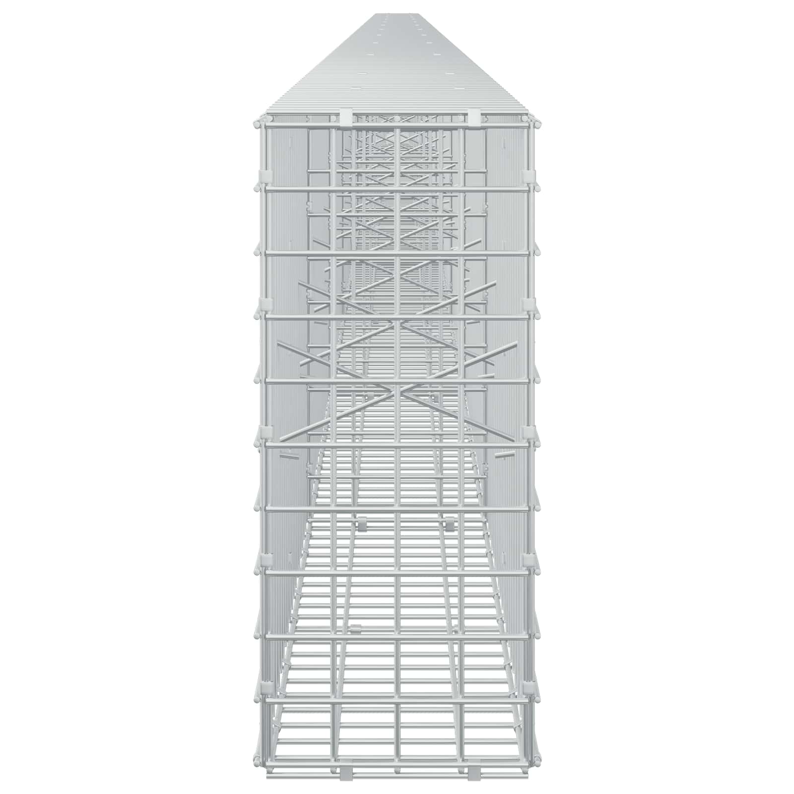 Gabion z žico 5 mm in mrežo 5x5 cm 1100x20x50 cm