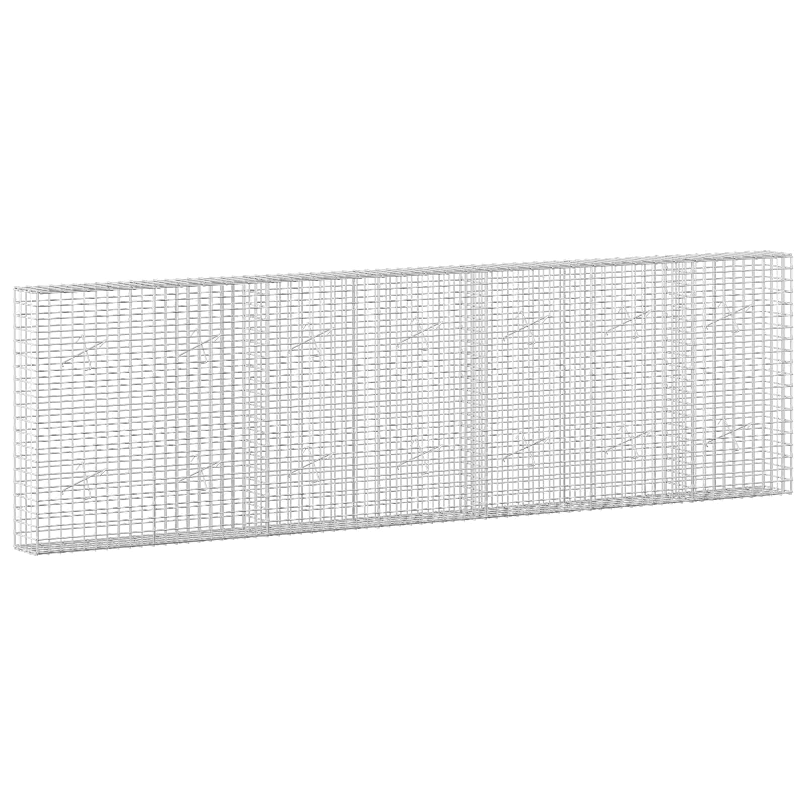 Gabion z žico 5 mm in mrežo 5x5 cm 350x20x100 cm