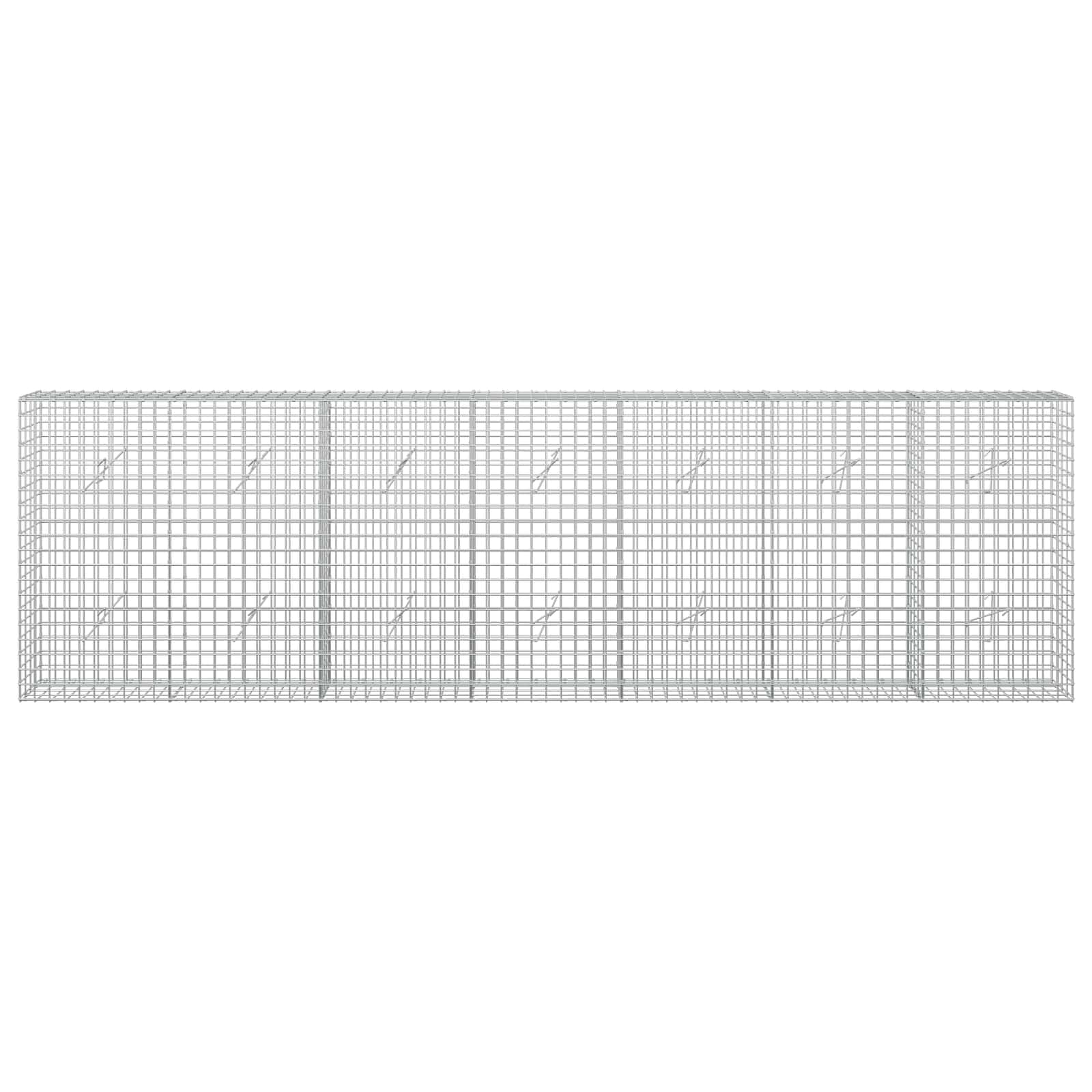 Gabion z žico 5 mm in mrežo 5x5 cm 350x20x100 cm