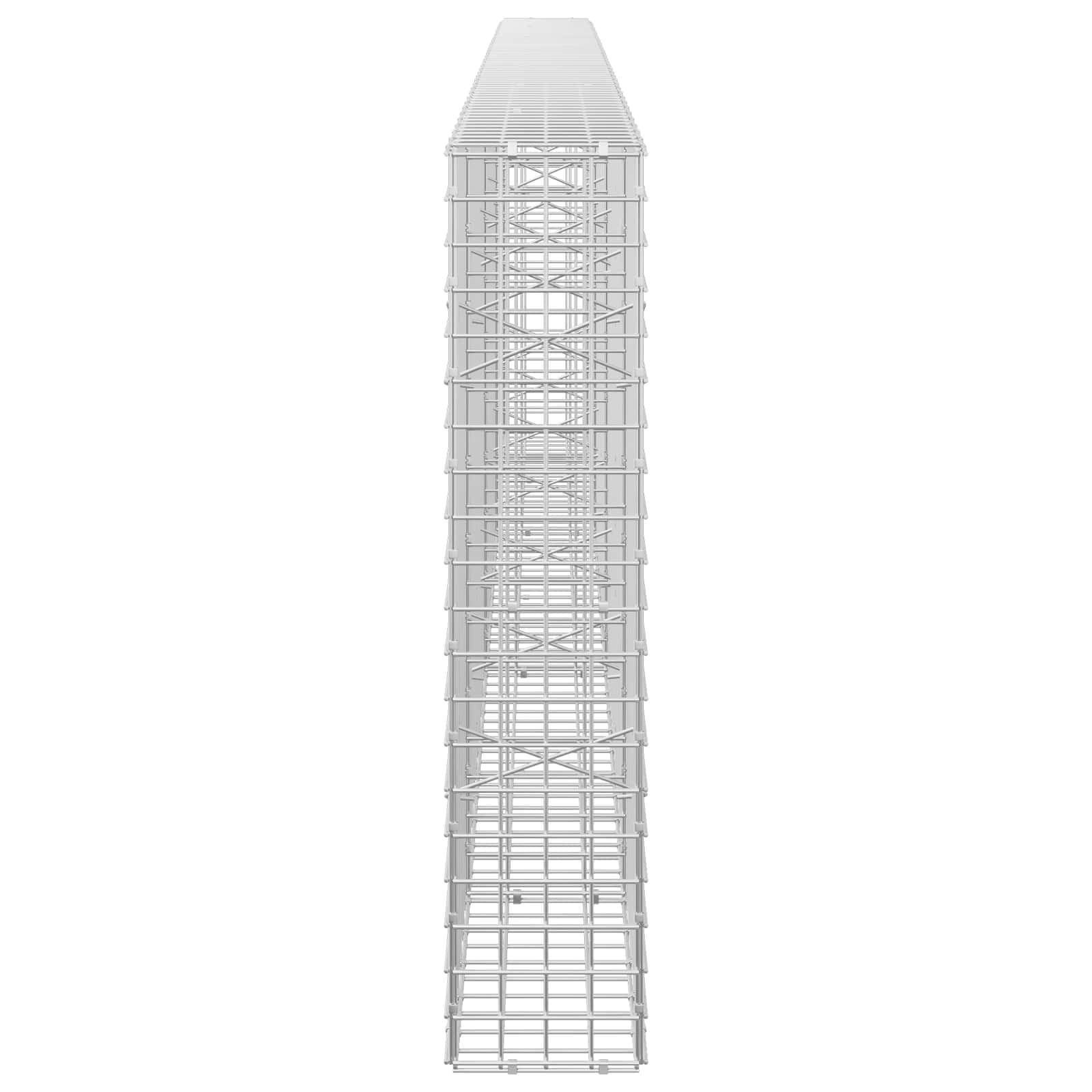 Gabion z žico 5 mm in mrežo 5x5 cm 350x20x100 cm