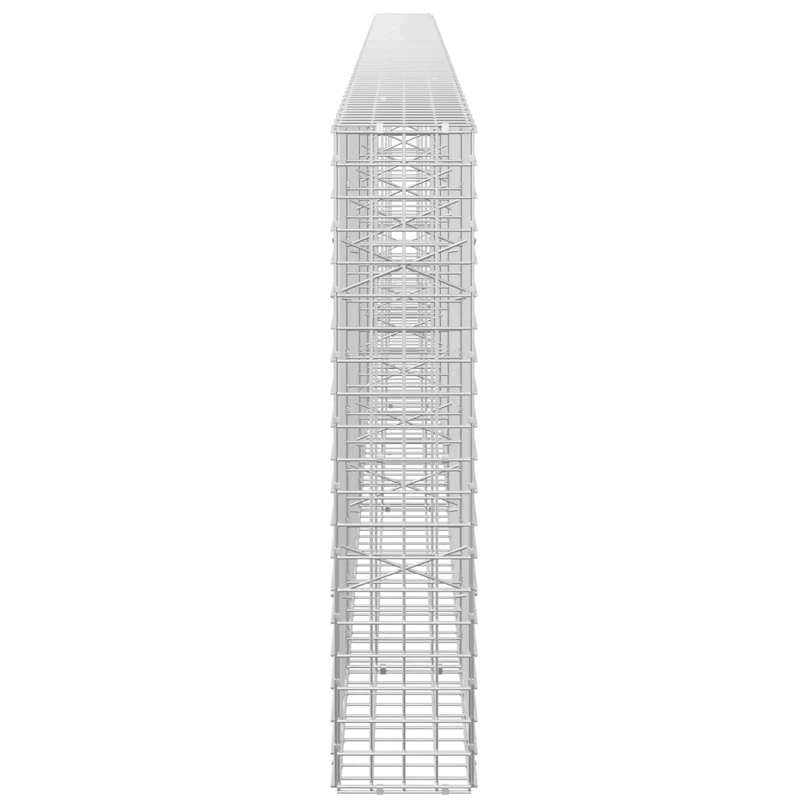 Gabion z žico 5 mm in mrežo 5x5 cm 450x20x100 cm