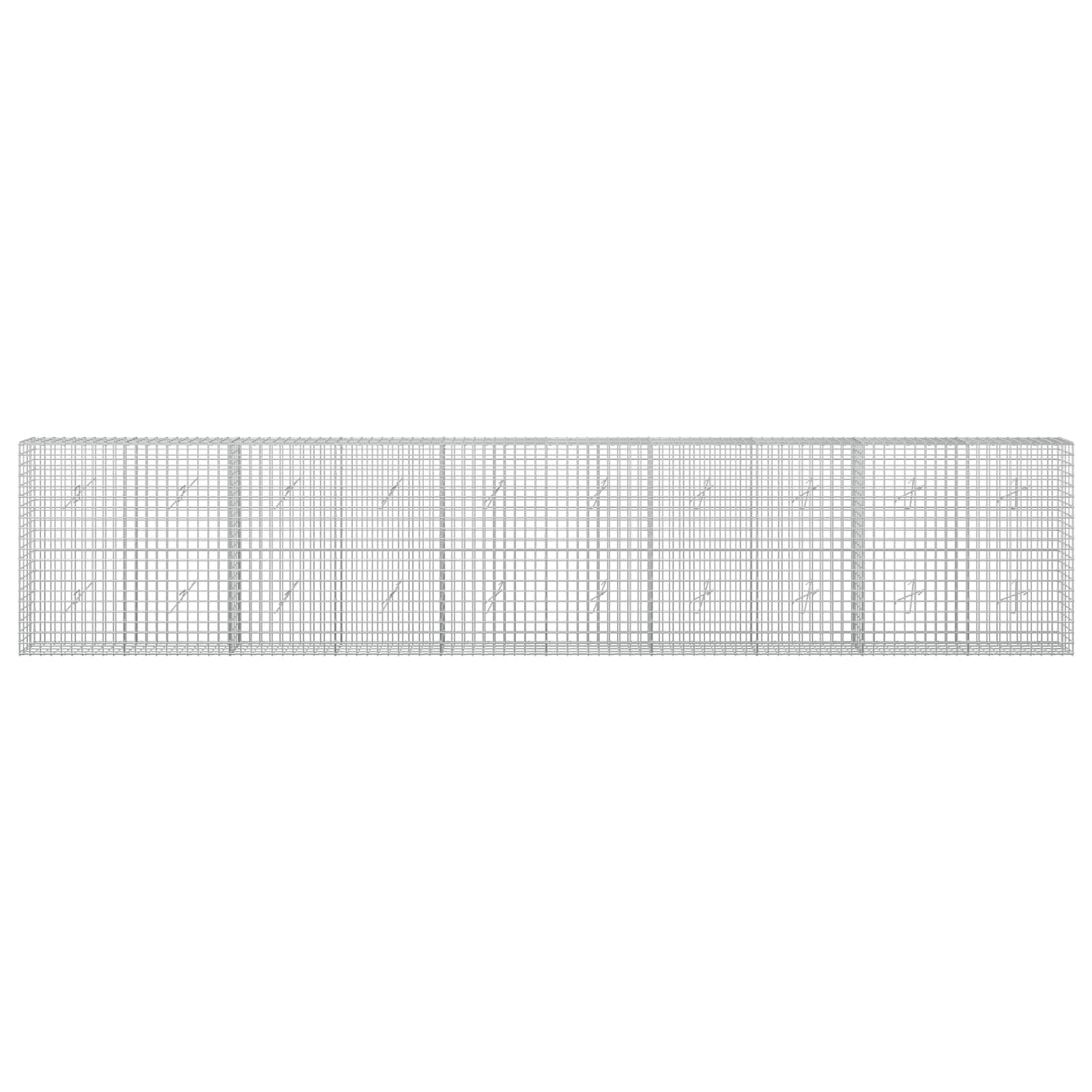 Gabion z žico 5 mm in mrežo 5x5 cm 500x20x100 cm