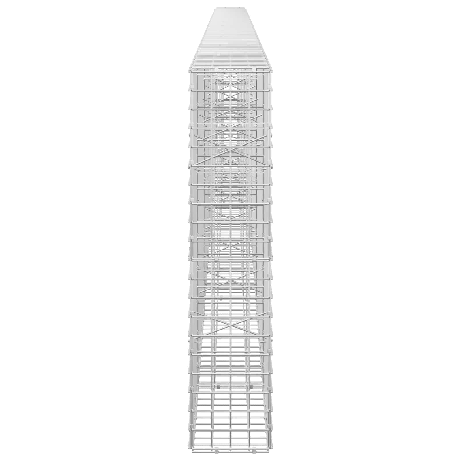 Gabion z žico 5 mm in mrežo 5x5 cm 550x20x100 cm