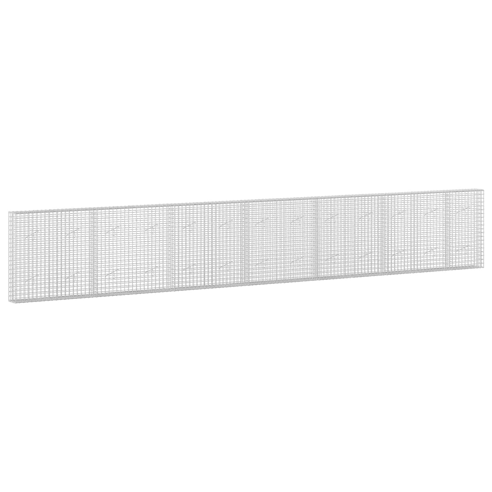 Gabion z žico 5 mm in mrežo 5x5 cm 650x20x100 cm