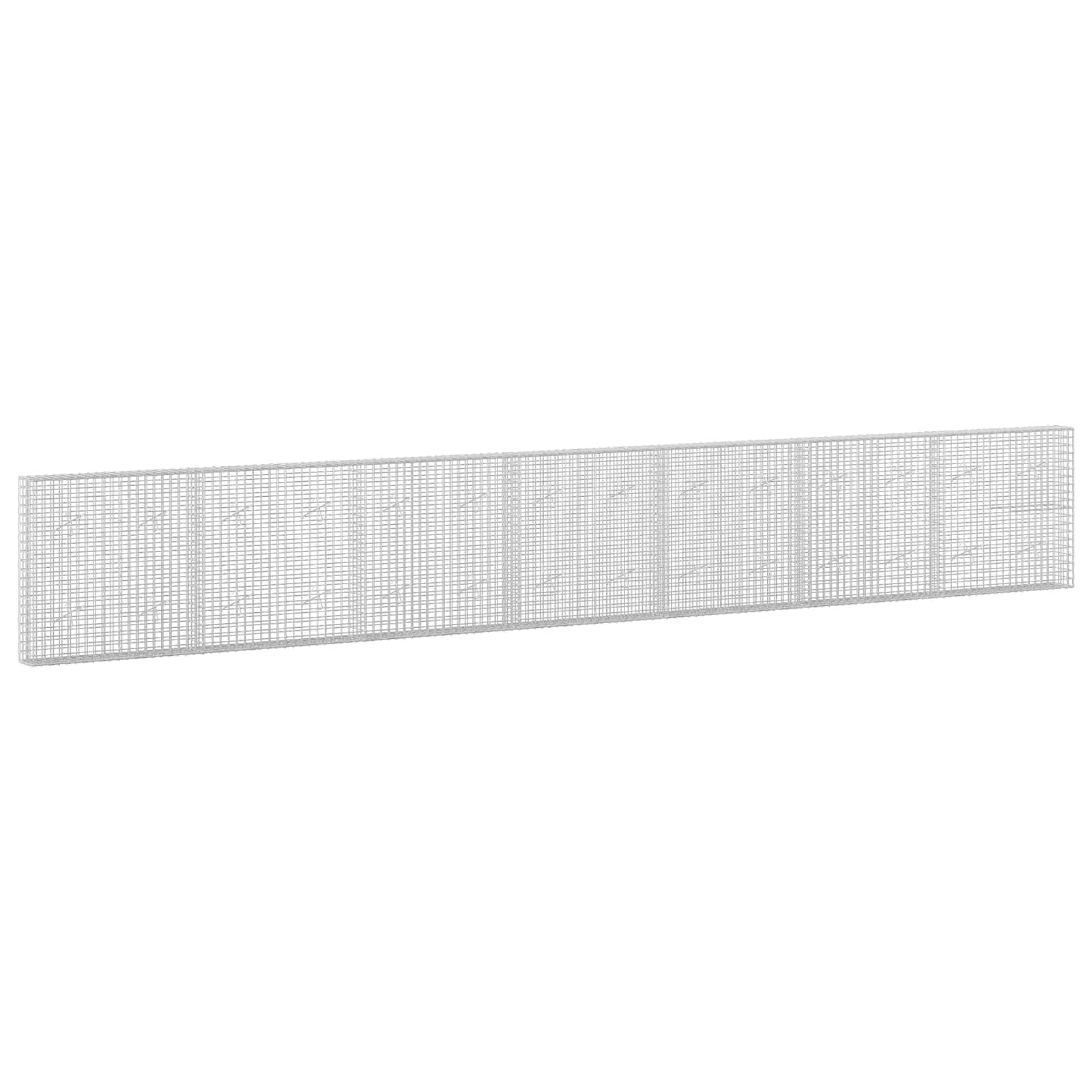 Gabion z žico 5 mm in mrežo 5x5 cm 700x20x100 cm