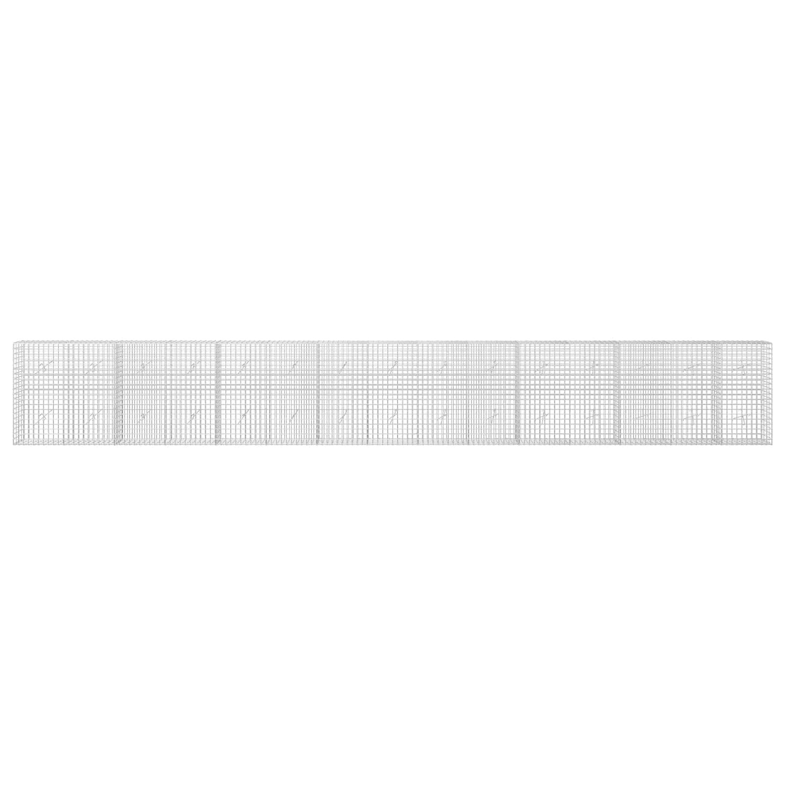 Gabion z žico 5 mm in mrežo 5x5 cm 750x20x100 cm