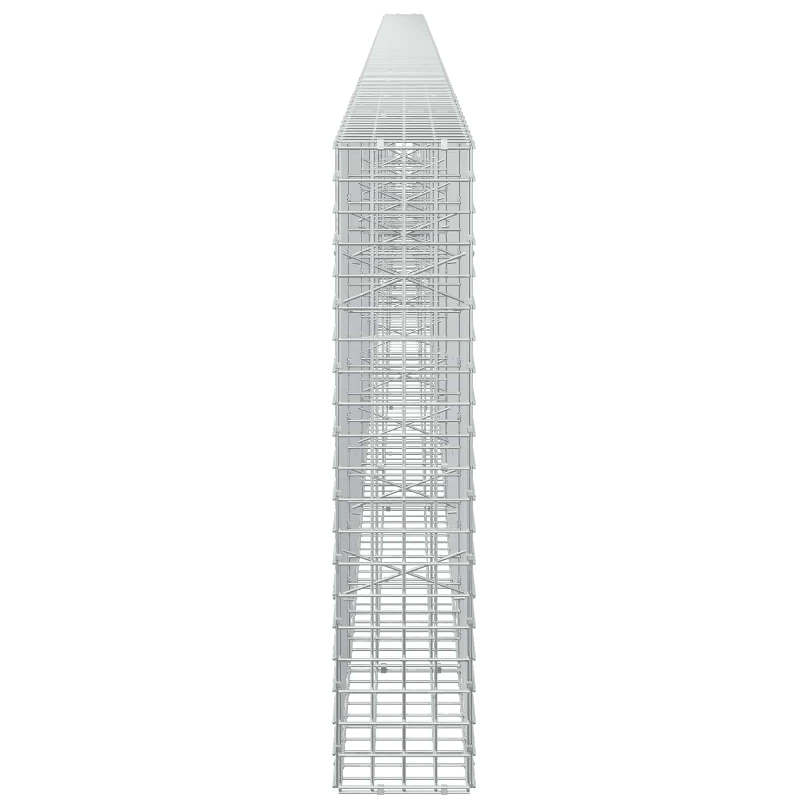 Gabion z žico 5 mm in mrežo 5x5 cm 750x20x100 cm