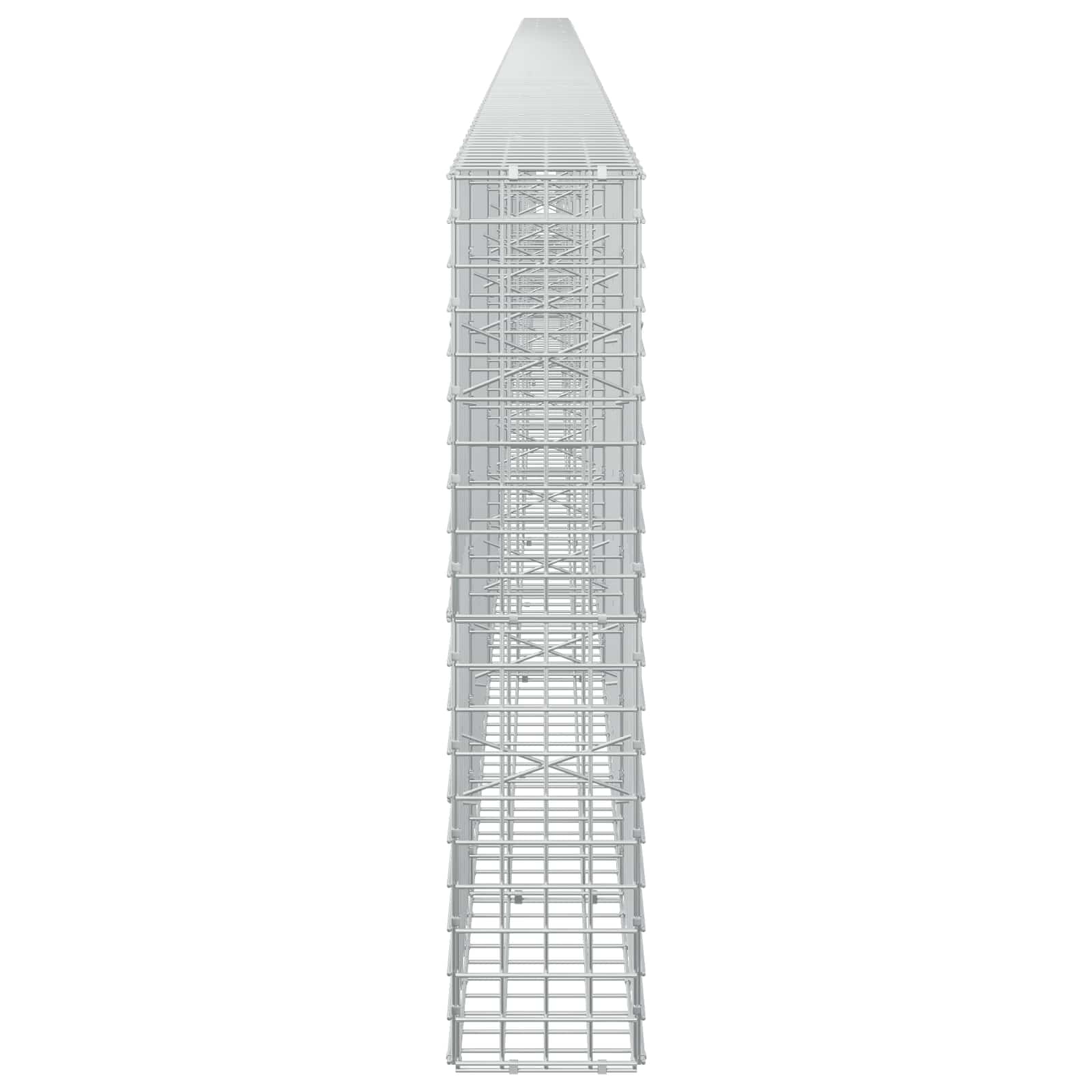 Gabion z žico 5 mm in mrežo 5x5 cm 850x20x100 cm
