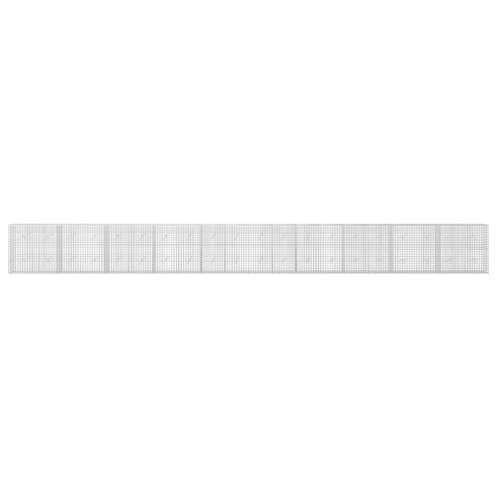 Gabion z žico 5 mm in mrežo 5x5 cm 1000x20x100 cm