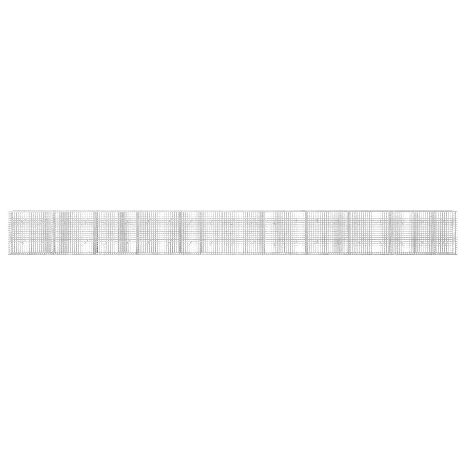 Gabion z žico 5 mm in mrežo 5x5 cm 1050x20x100 cm