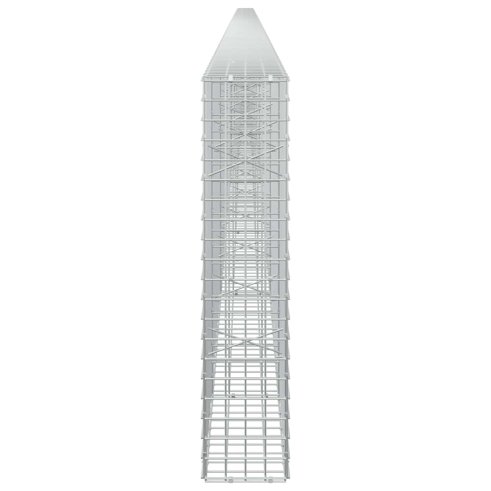 Gabion z žico 5 mm in mrežo 5x5 cm 1050x20x100 cm