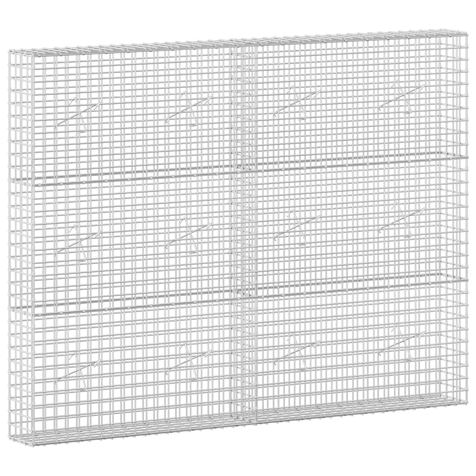 Gabion z žico 5 mm in mrežo 5x5 cm 200x20x150 cm
