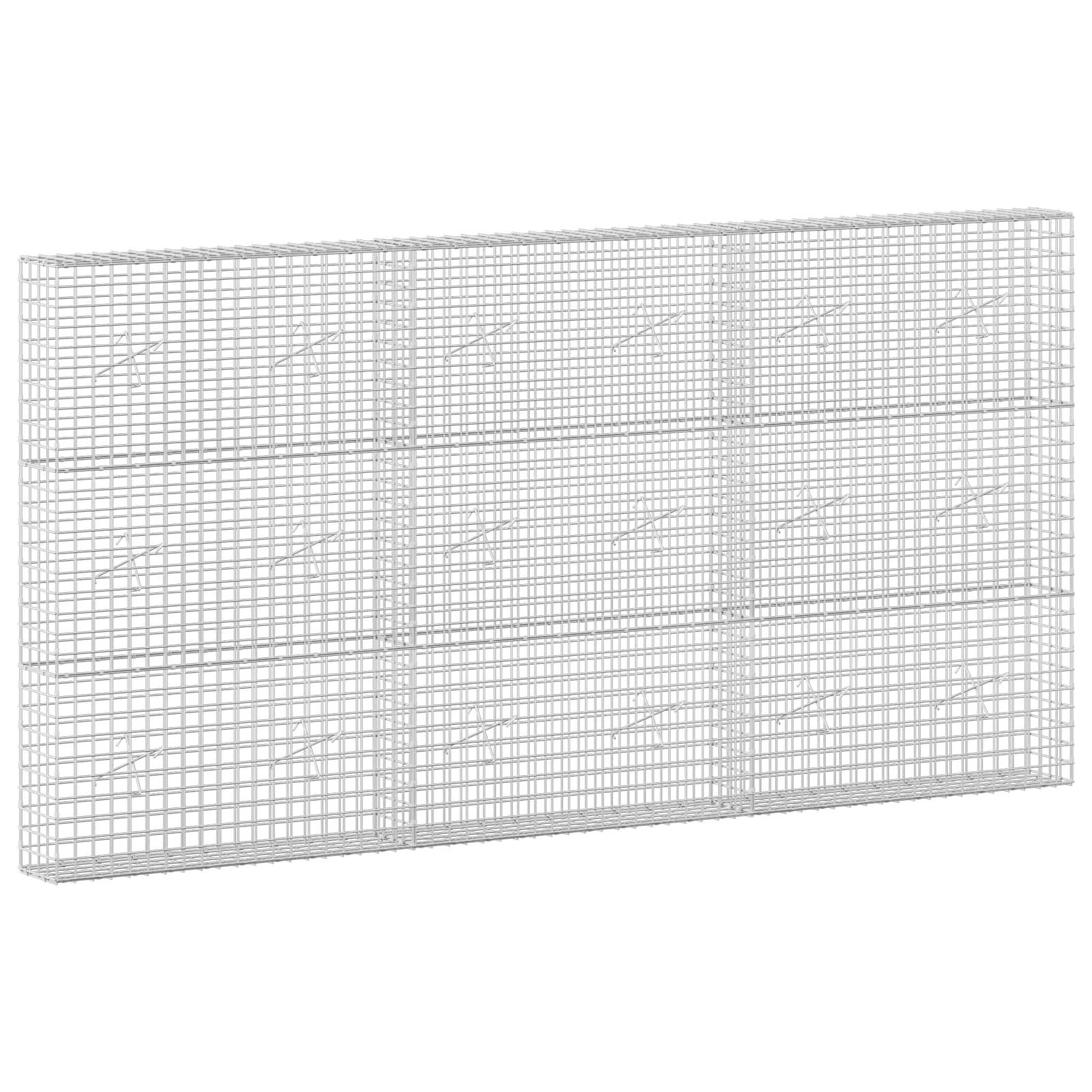 Gabion z žico 5 mm in mrežo 5x5 cm 300x20x150 cm