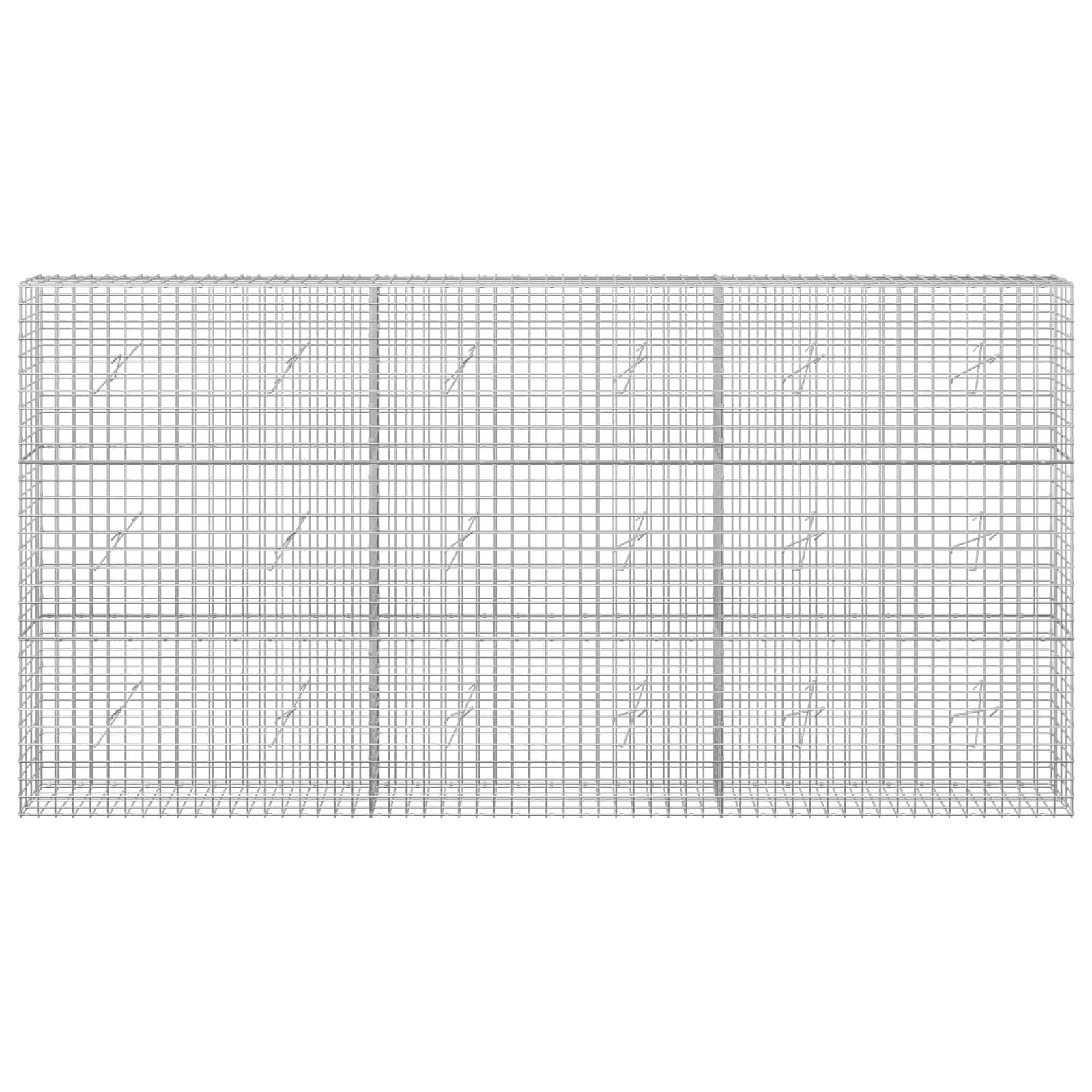 Gabion z žico 5 mm in mrežo 5x5 cm 300x20x150 cm