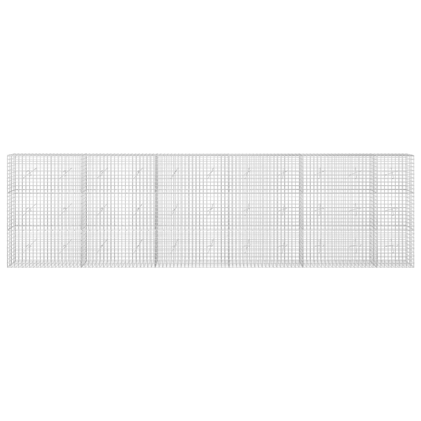 Gabion z žico 5 mm in mrežo 5x5 cm 550x20x150 cm