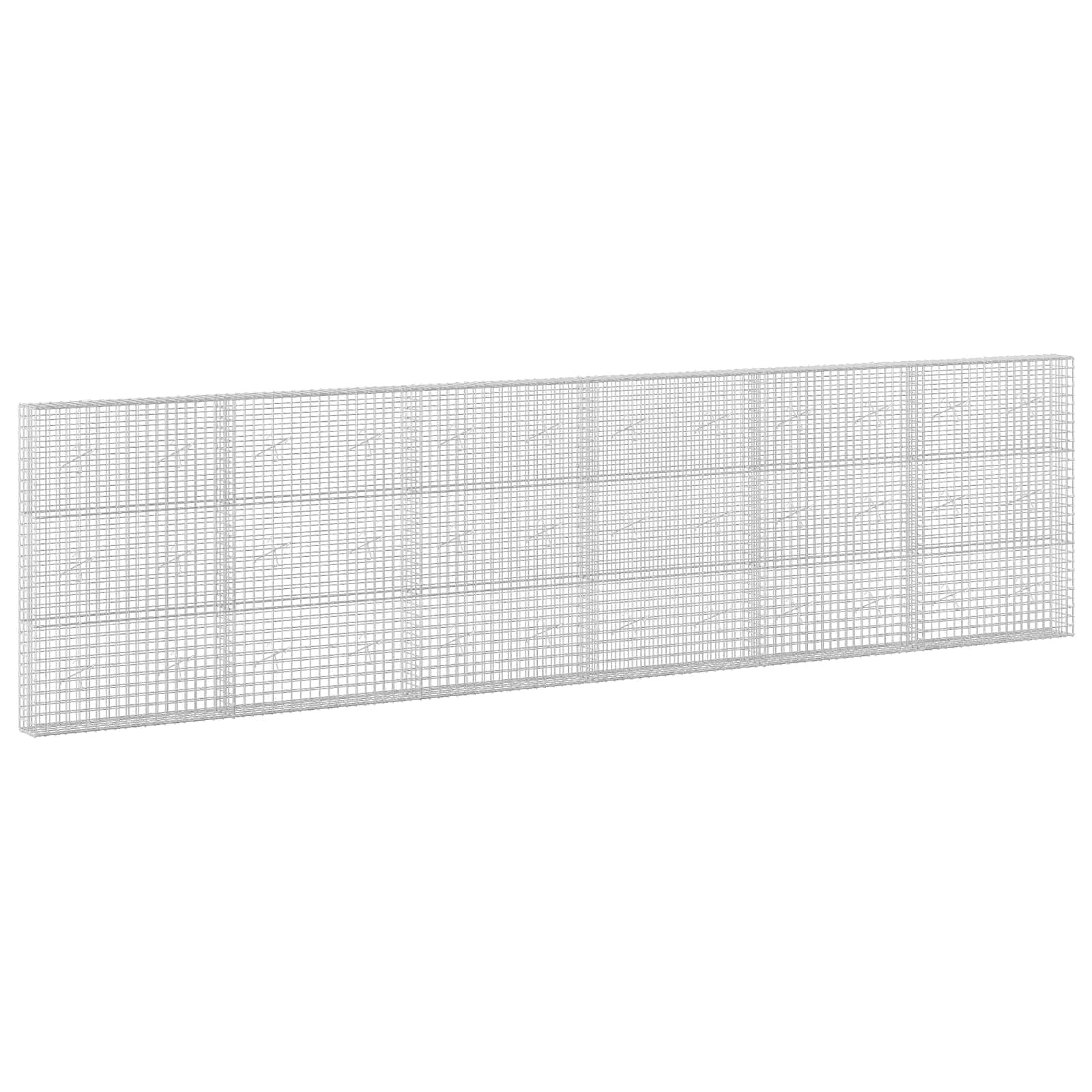 Gabion z žico 5 mm in mrežo 5x5 cm 600x20x150 cm