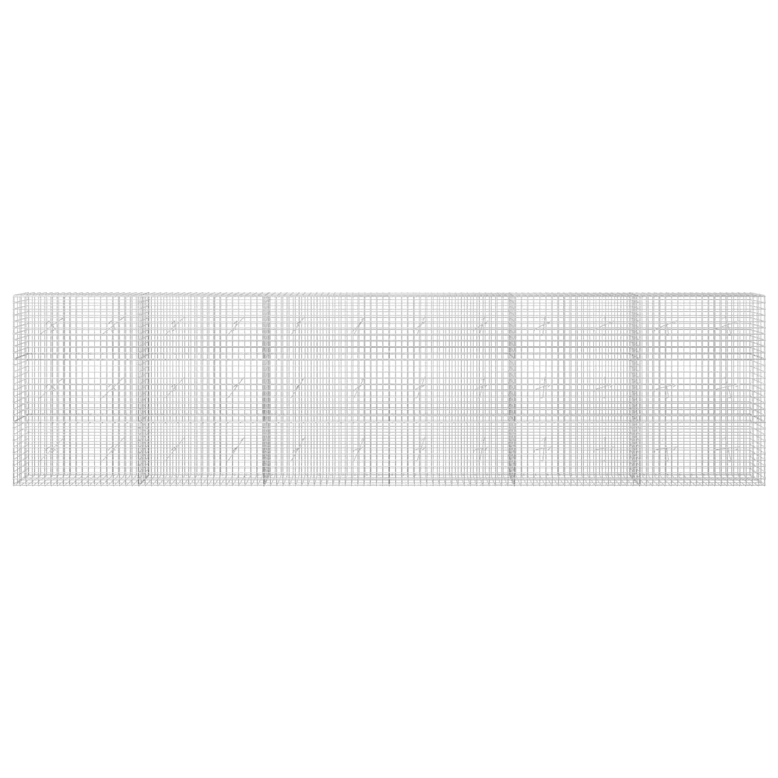 Gabion z žico 5 mm in mrežo 5x5 cm 600x20x150 cm