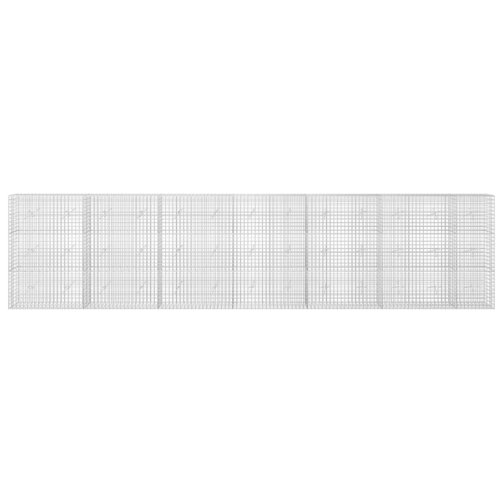Gabion z žico 5 mm in mrežo 5x5 cm 650x20x150 cm